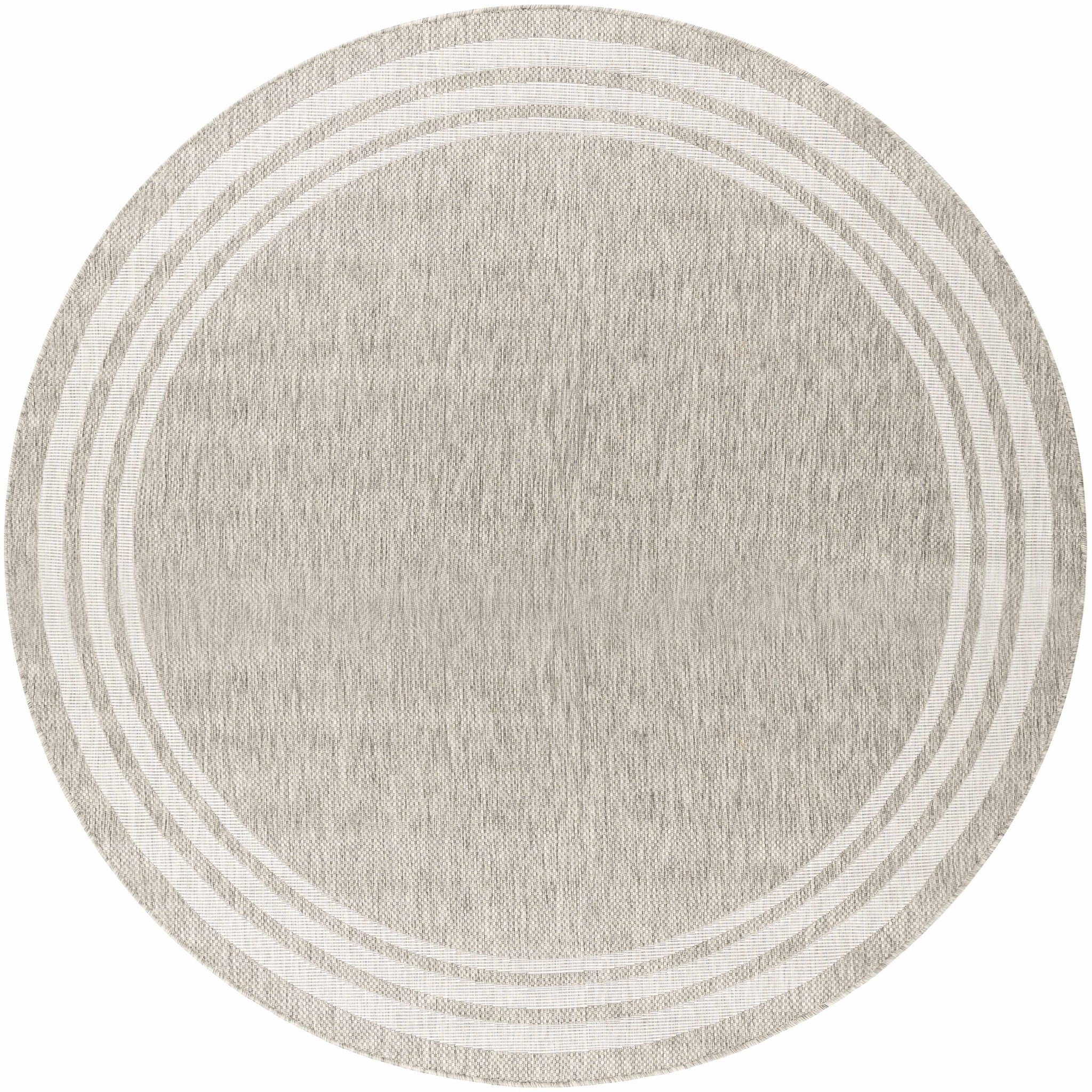 Solid Beige and Ivory Indoor and Outdoor Multi size Area Rug - Image 9