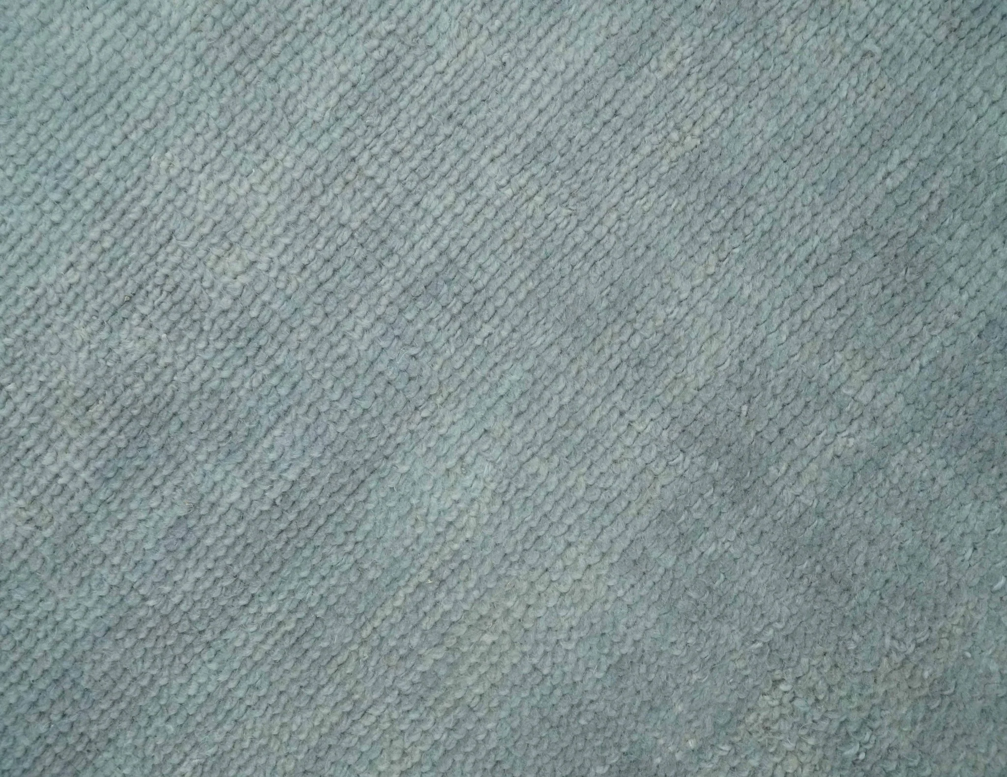 Solid Plain Gray Hand knotted Modern look 8x10 wool Area Rug - Image 4