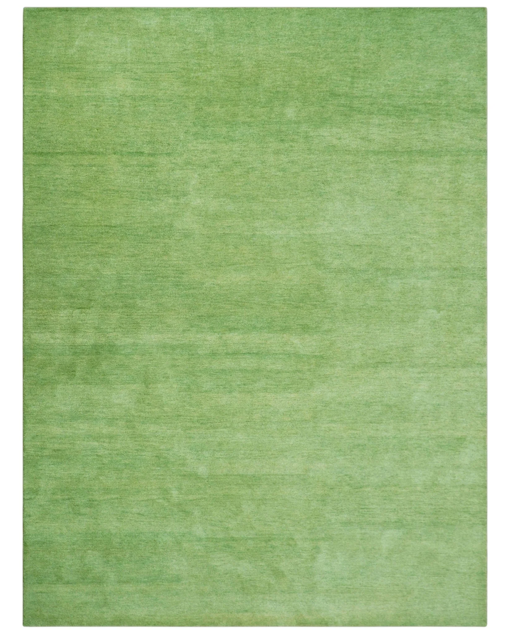 Custom Made solid Green Woolen Hand Tufted contemporary area Rug - Image 10