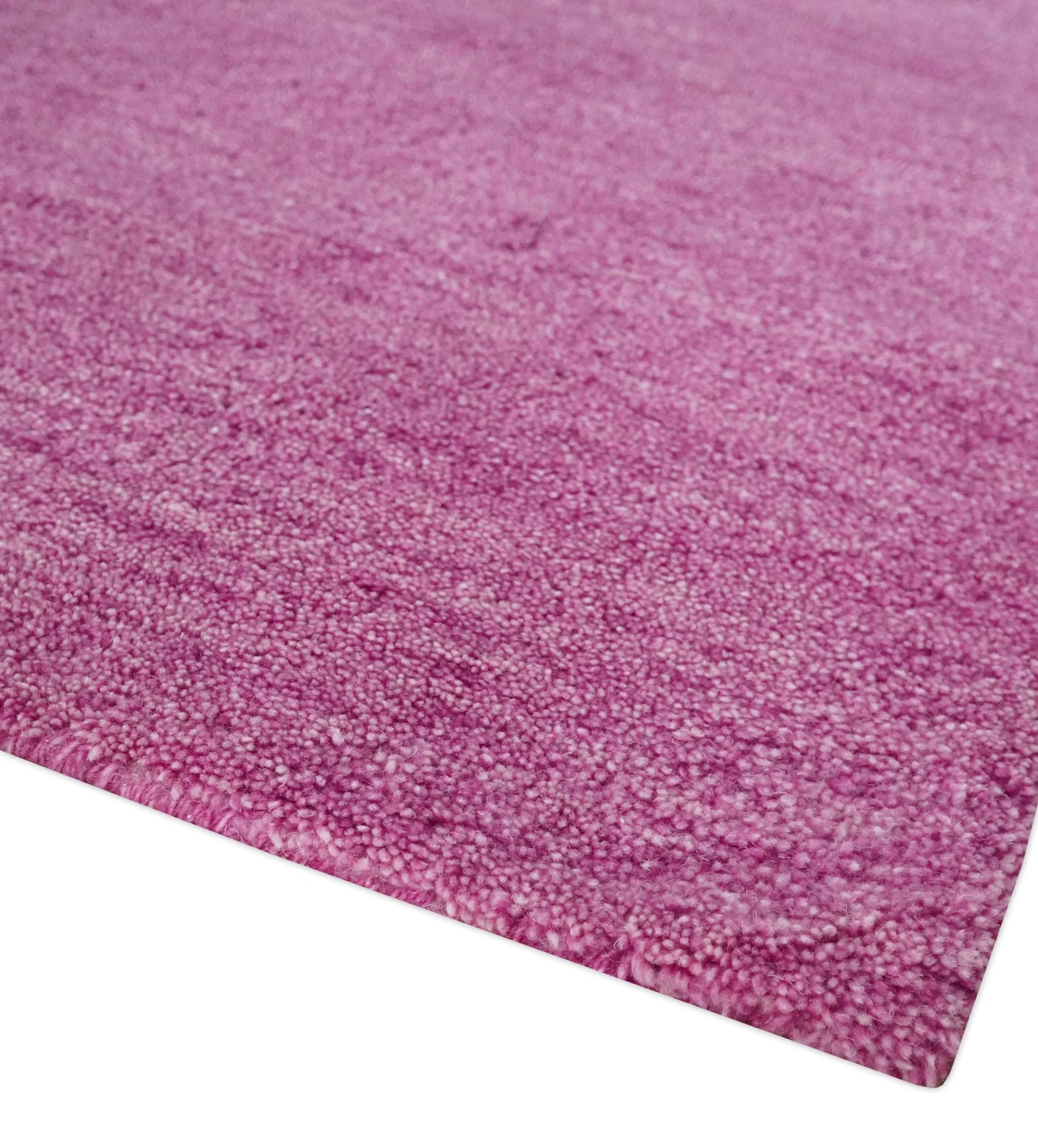 Custom made Solid Plane Purple Woolen Hand Tufted Multi Size wool area Rug - Image 5