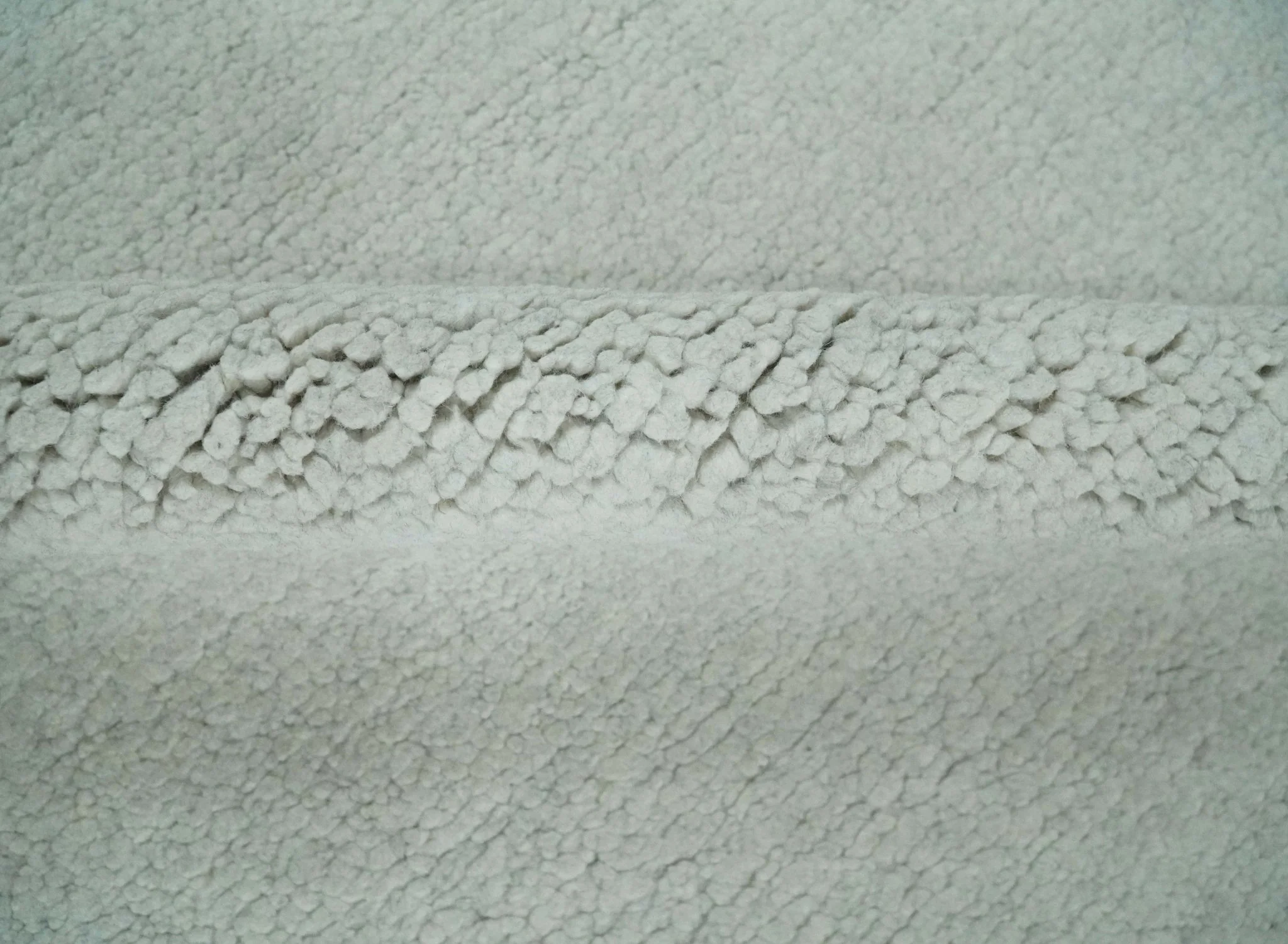 Solid plane Silver Hand Knotted 8x10 Wool Area Rug - Image 7