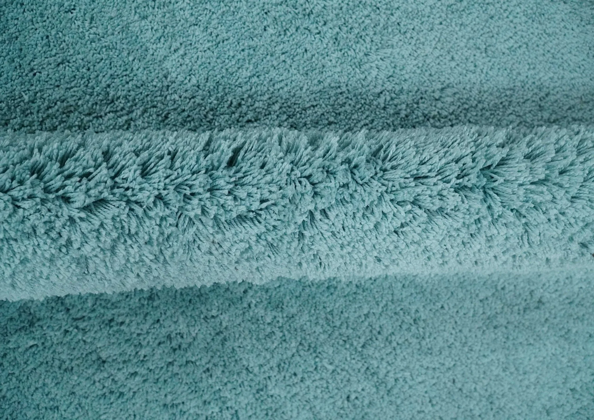 Solid Plush and Soft 3x5, 4x6 and 5x7 Hand Woven Shag Teal Area Rug - Image 6