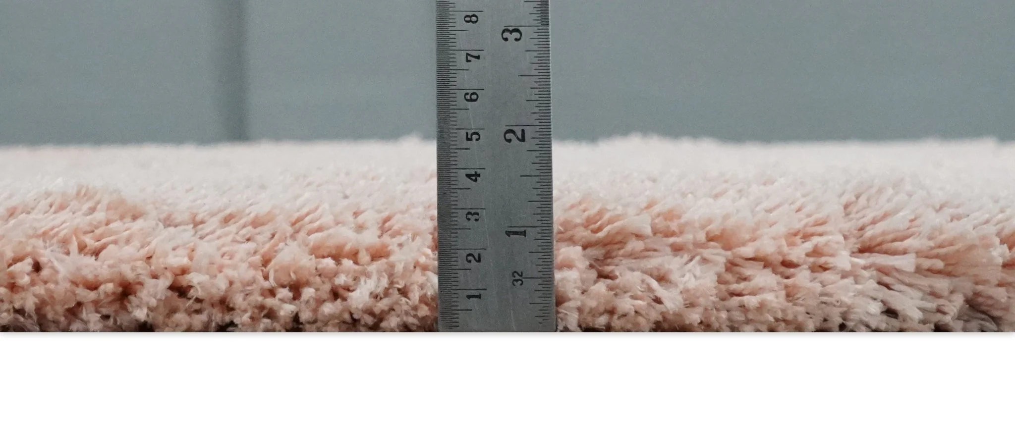 Solid Plush and Soft 3x5, 4x6 and 5x7 Hand Woven Shag Peach Area Rug | SHAG11 - Image 6