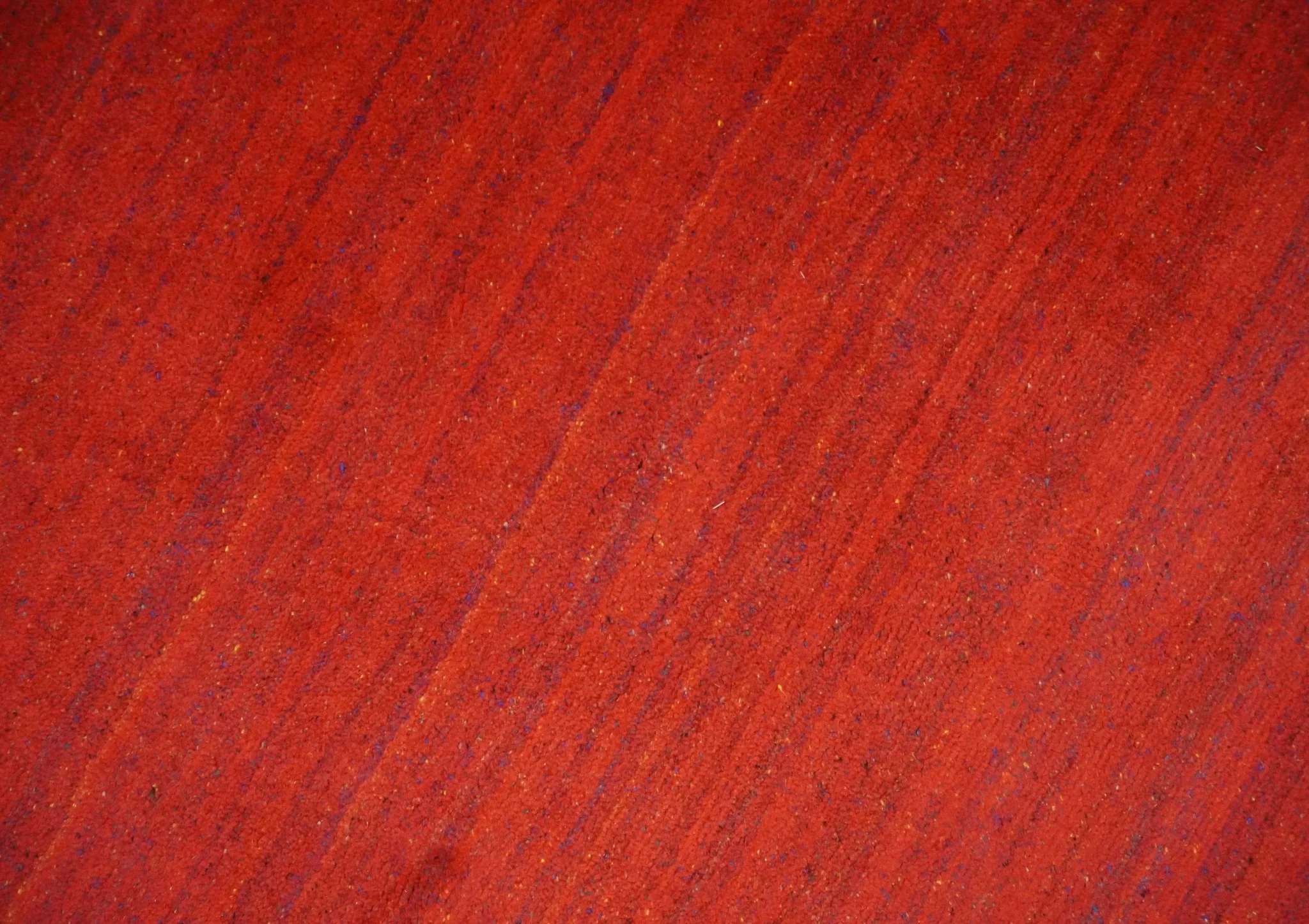 Solid Rust Scandinavian 5x7 Blended Wool Flatwoven Area Rug, Dinning, Kids Rug | HL15 - Image 8