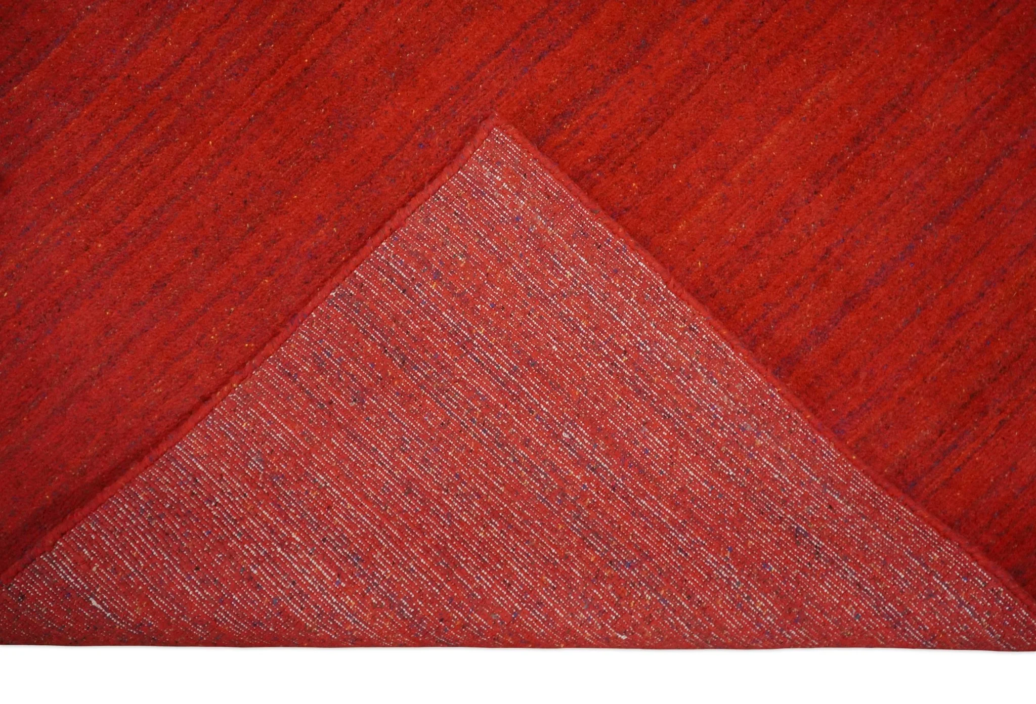 Solid Rust Scandinavian 5x7 Blended Wool Flatwoven Area Rug, Dinning, Kids Rug | HL15 - Image 9