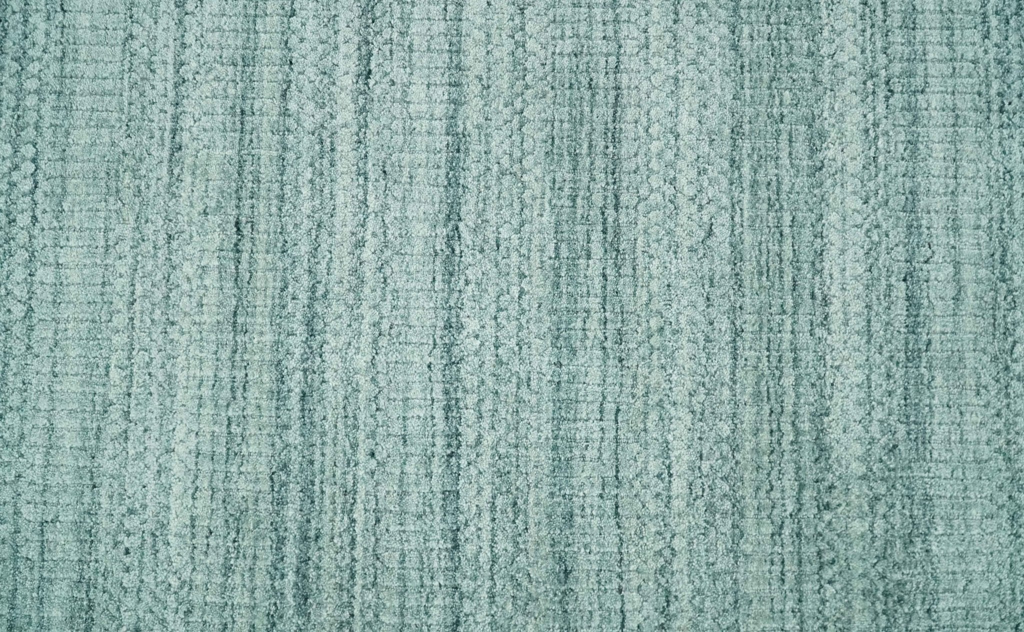 8x10 Hand Made Silver and Teal Solid Scandinavian Blended Wool Flatwoven Area Rug | KE27 - Image 9
