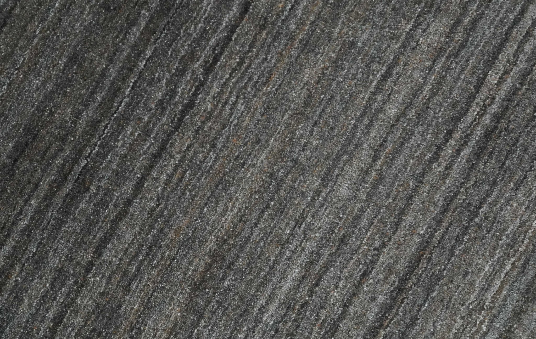 Solid Silver and Charcoal Shaded Scandinavian 5x7 Blended Wool Flatwoven Area Rug | HL23 - Image 4