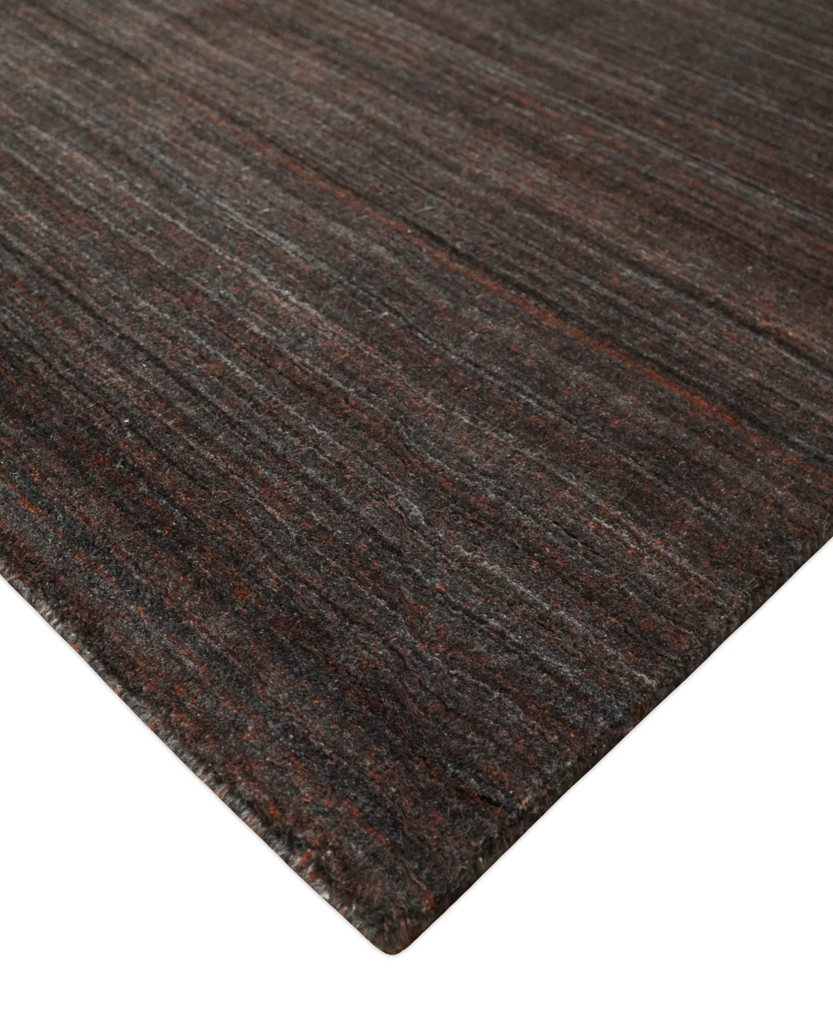 Solid Tan Scandinavian 5x7 Blended Wool Flatwoven Area Rug, Dinning, Kids Rug | HL19 - Image 8