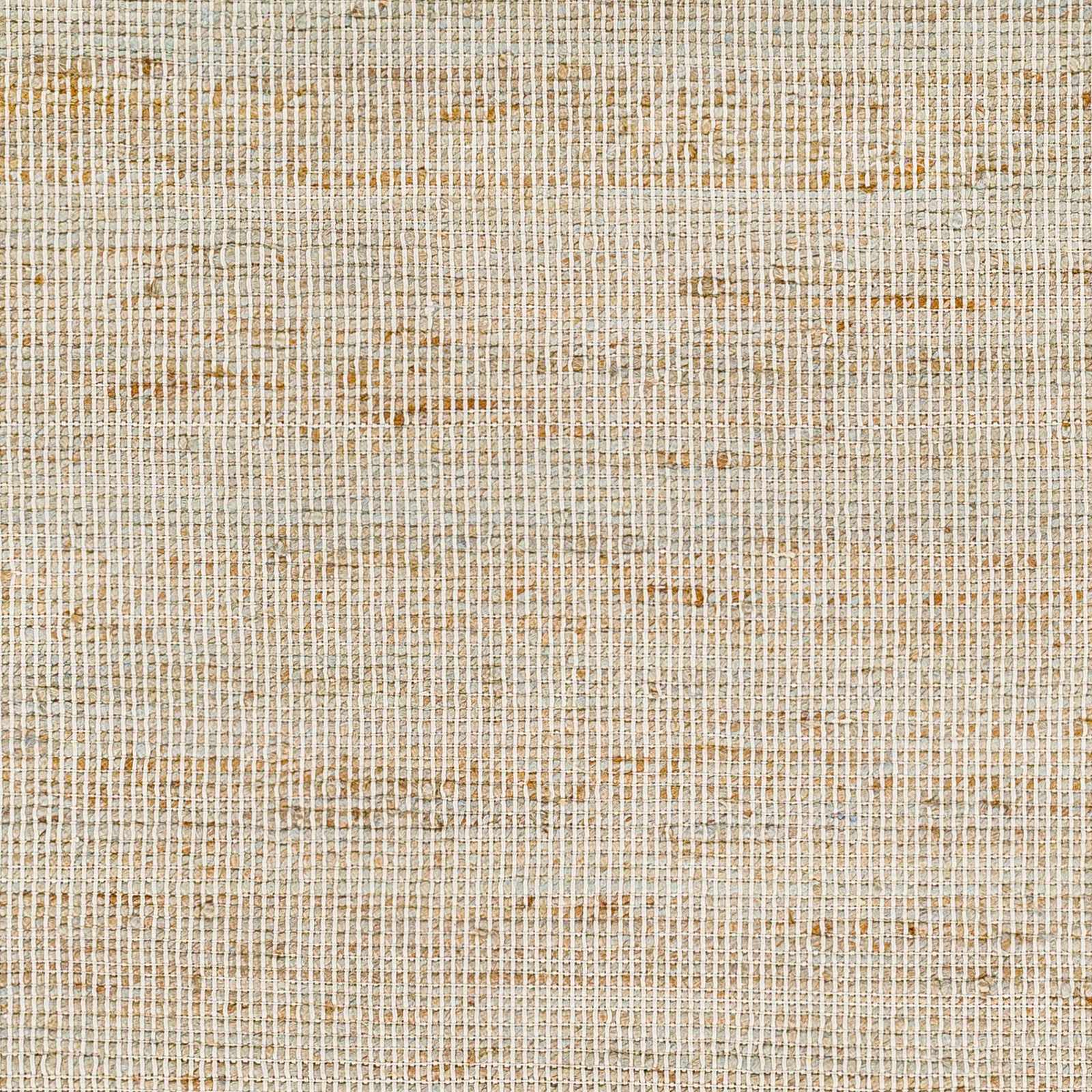Southwestern Style Hand Woven Beige & Green Jute Rug - Image 7