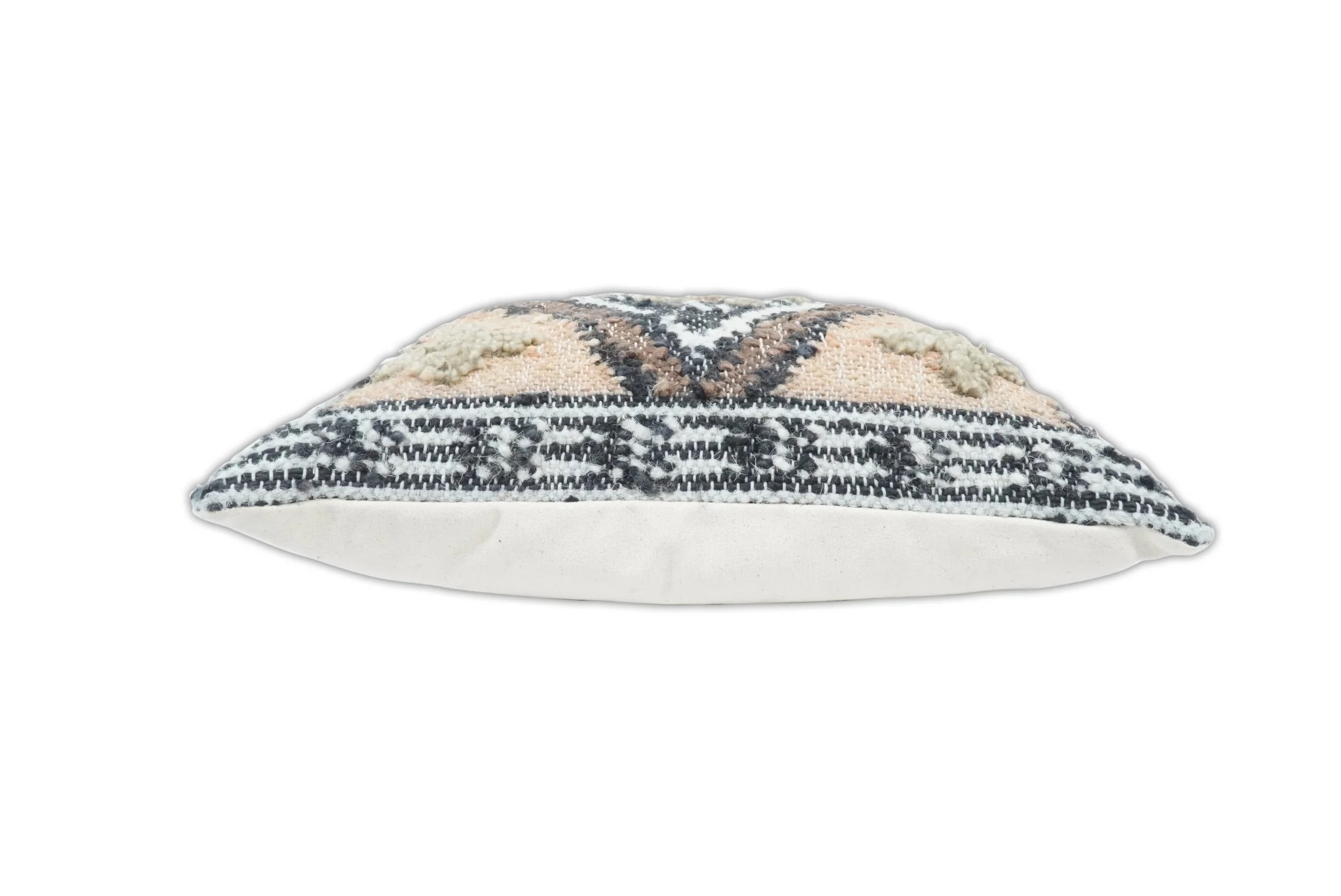 Hand woven Jute and Wool Tribal Accent Pillow, Cushion | PL14 - Image 4
