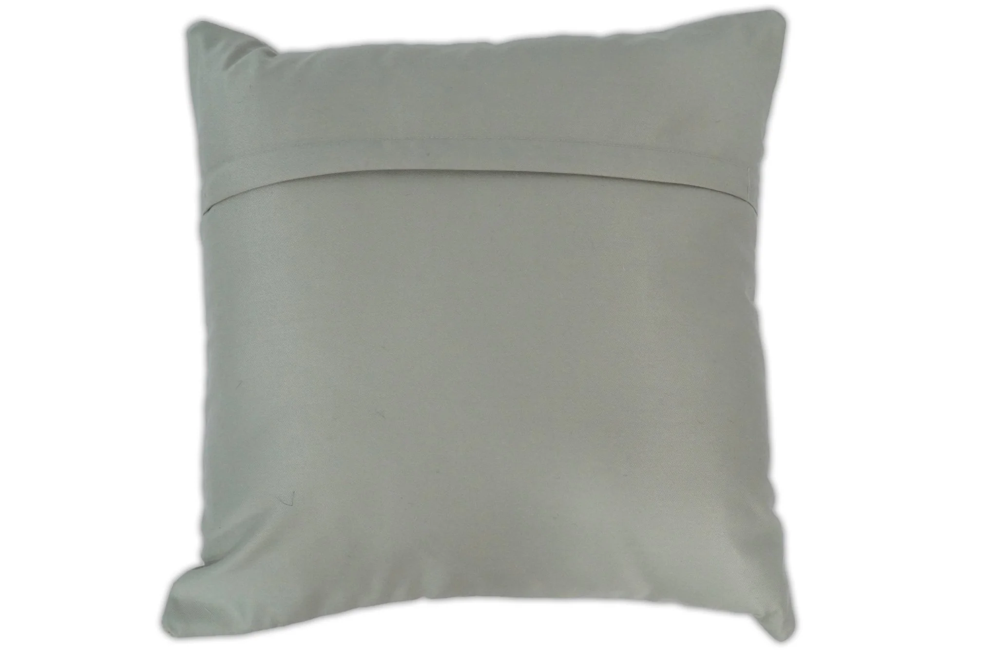 Modern Stripes Ivory and Gray Genuine Leather Accent Pillow, Cushion | PL17 - Image 4