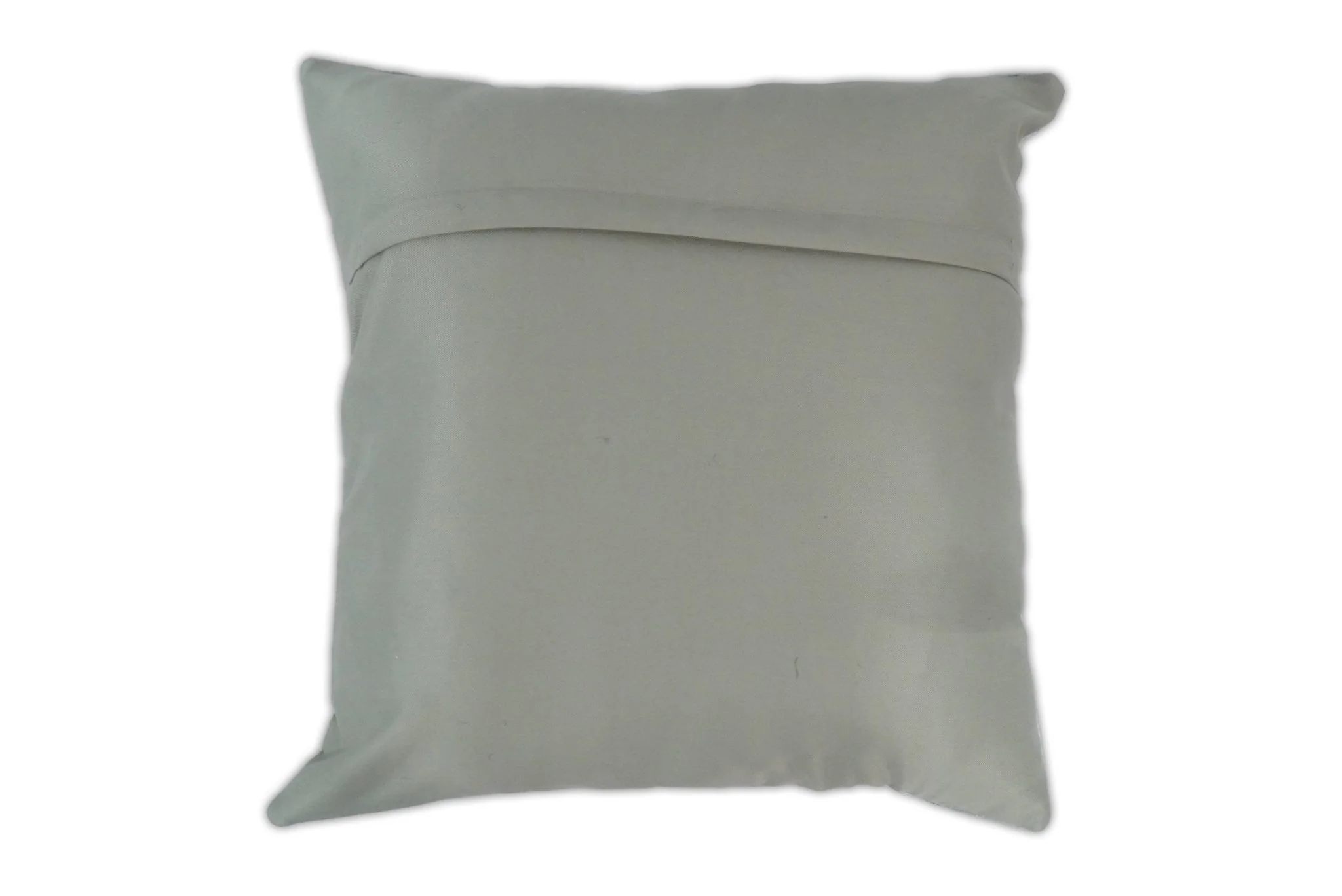 Modern Stripes Ivory and Gray Genuine leather Pillow with Insert, Cushion | PL16 - Image 6