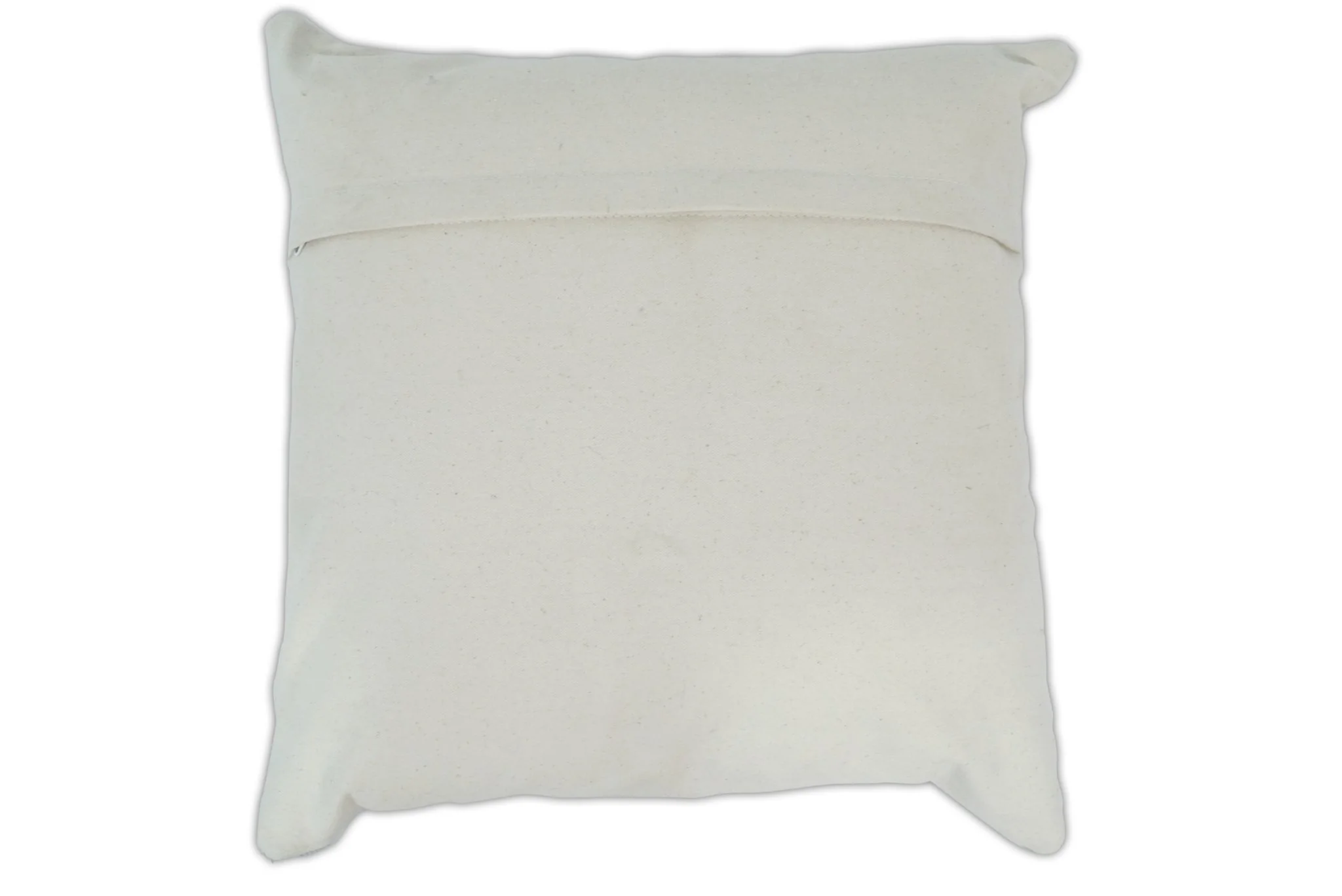 Modern Geometric Silver and Ivory Striped Genuine leather Pillow, Cushion | PL18 - Image 6