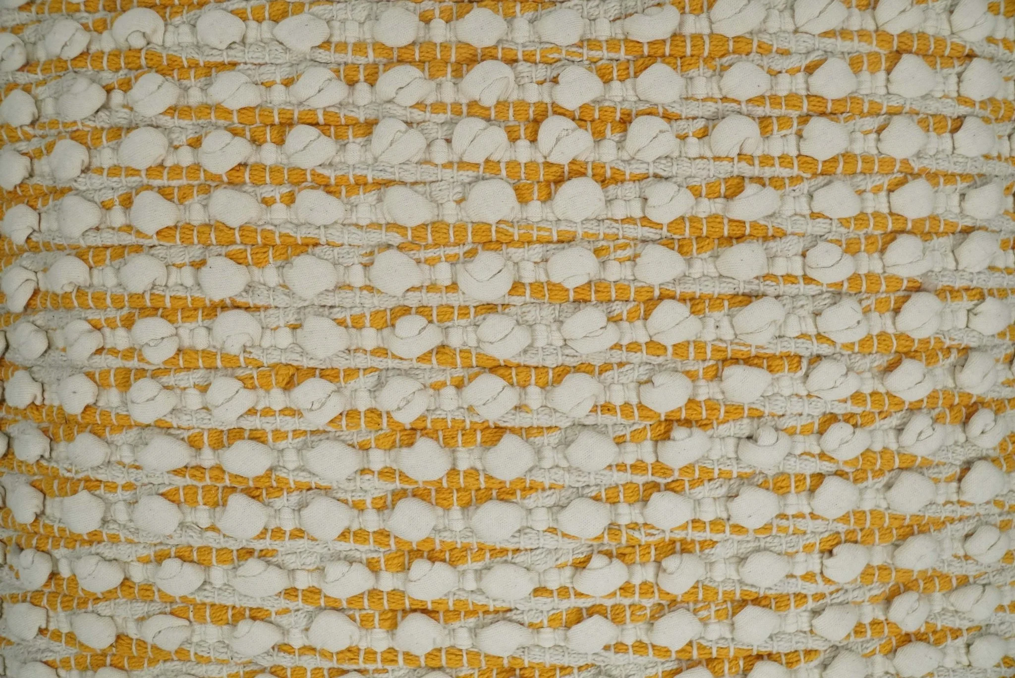 Square Striped Modern Contemporary Accent Mustard and Beige Pillow Cover - Image 5