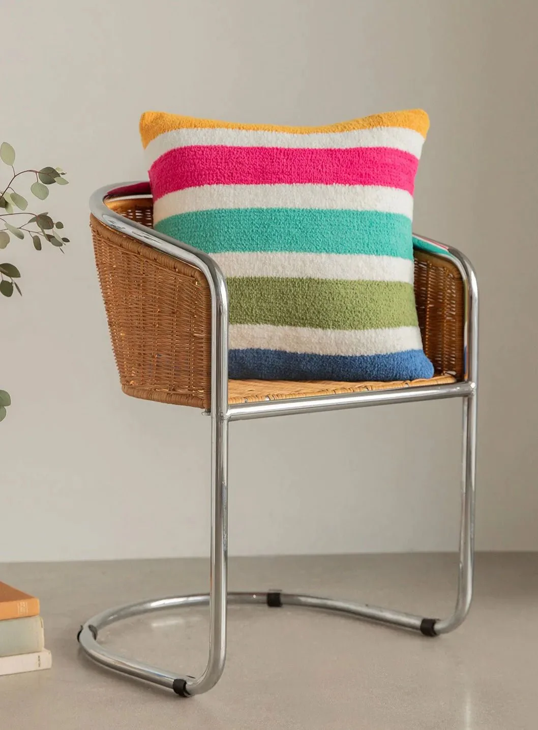 Striped Nautical and Vibrant 20x20 Inches Throw Pillow - Image 10