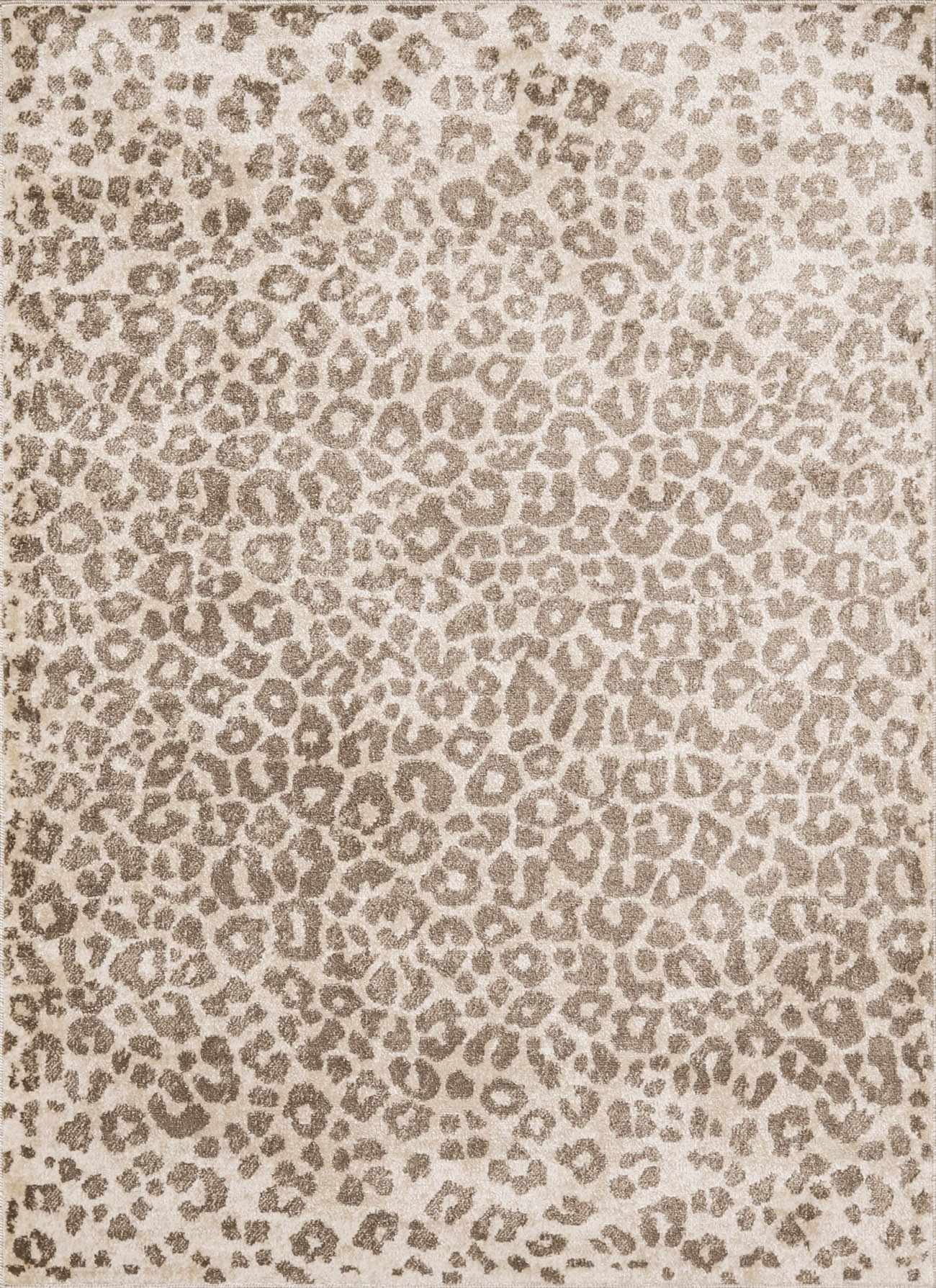 Tan Bonhill Leopard Print Area Rug - Image 3