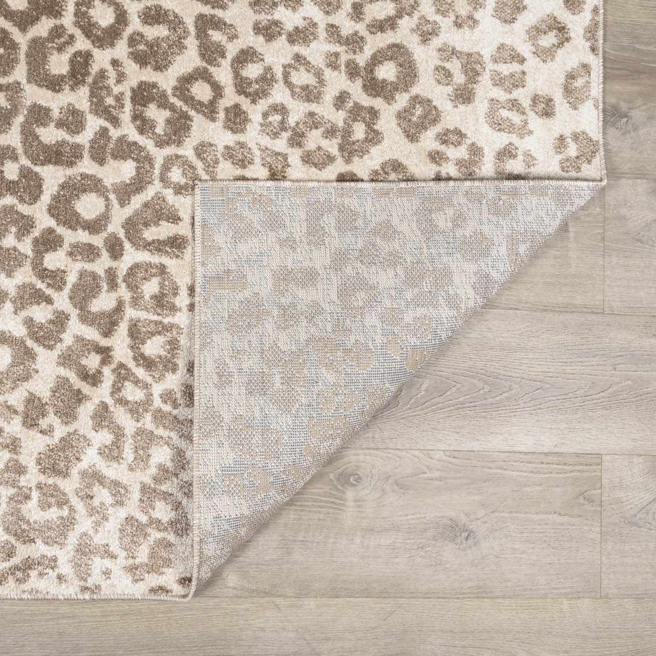 Tan Bonhill Leopard Print Area Rug - Image 5
