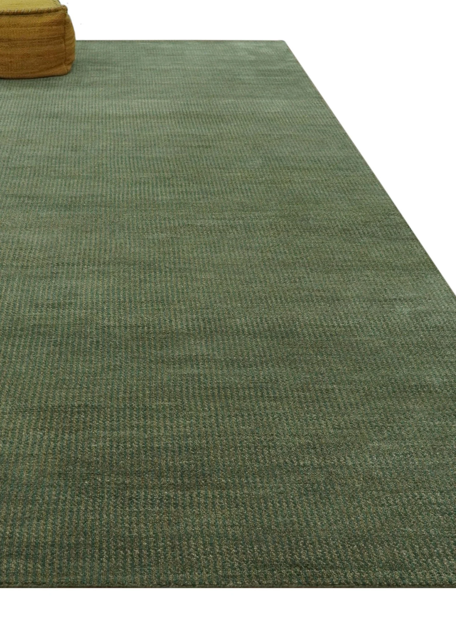 Teal and Brown Modern Contemporary Design Custom Made wool Rug - Image 3