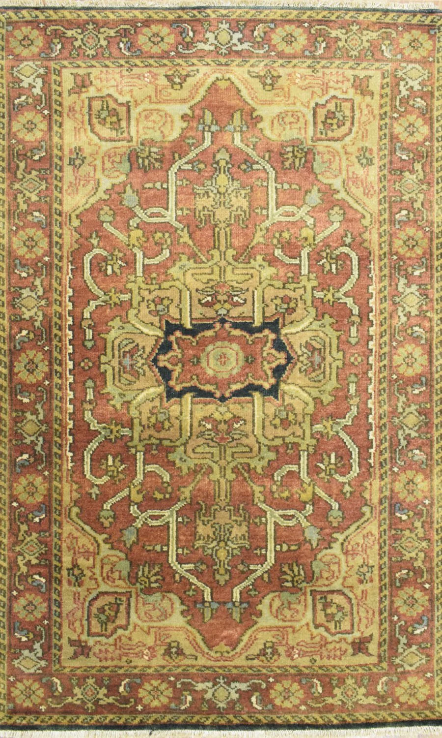 Traditional Heriz Serapi Handmade Fine Wool Area Rug | TRD753 - Image 14