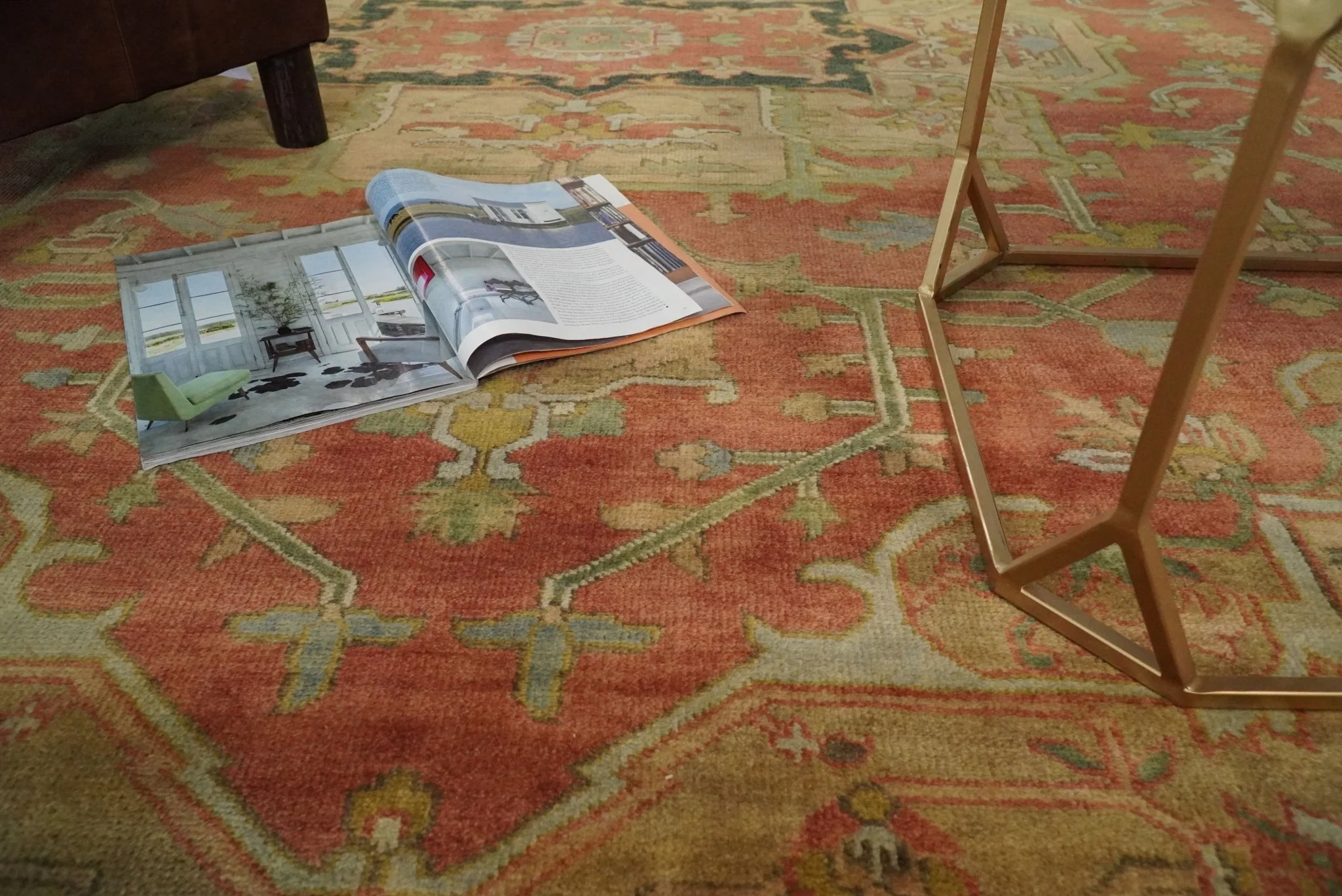 Traditional Heriz Serapi Handmade Fine Wool Area Rug | TRD753 - Image 5