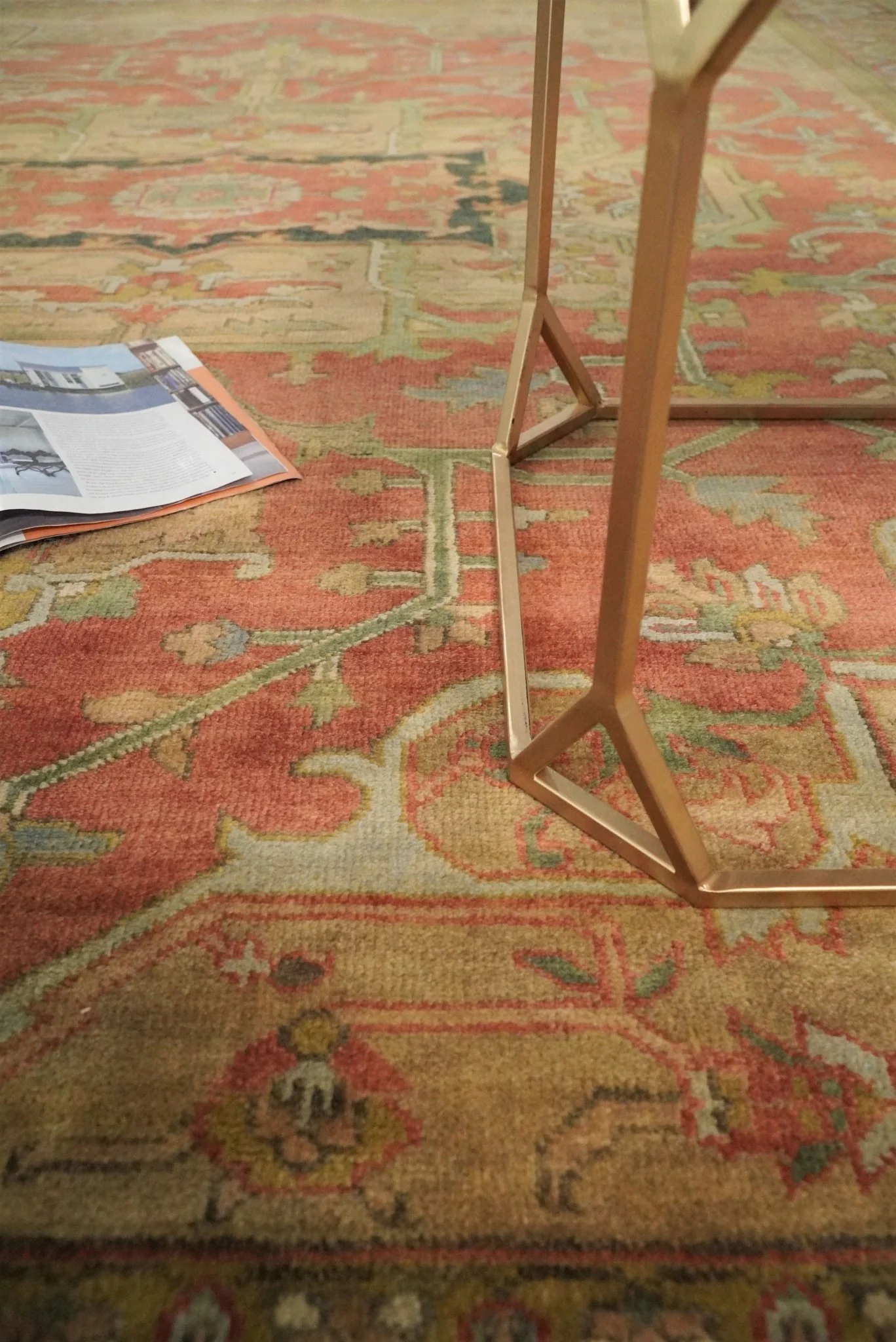 Traditional Heriz Serapi Handmade Fine Wool Area Rug | TRD753 - Image 6
