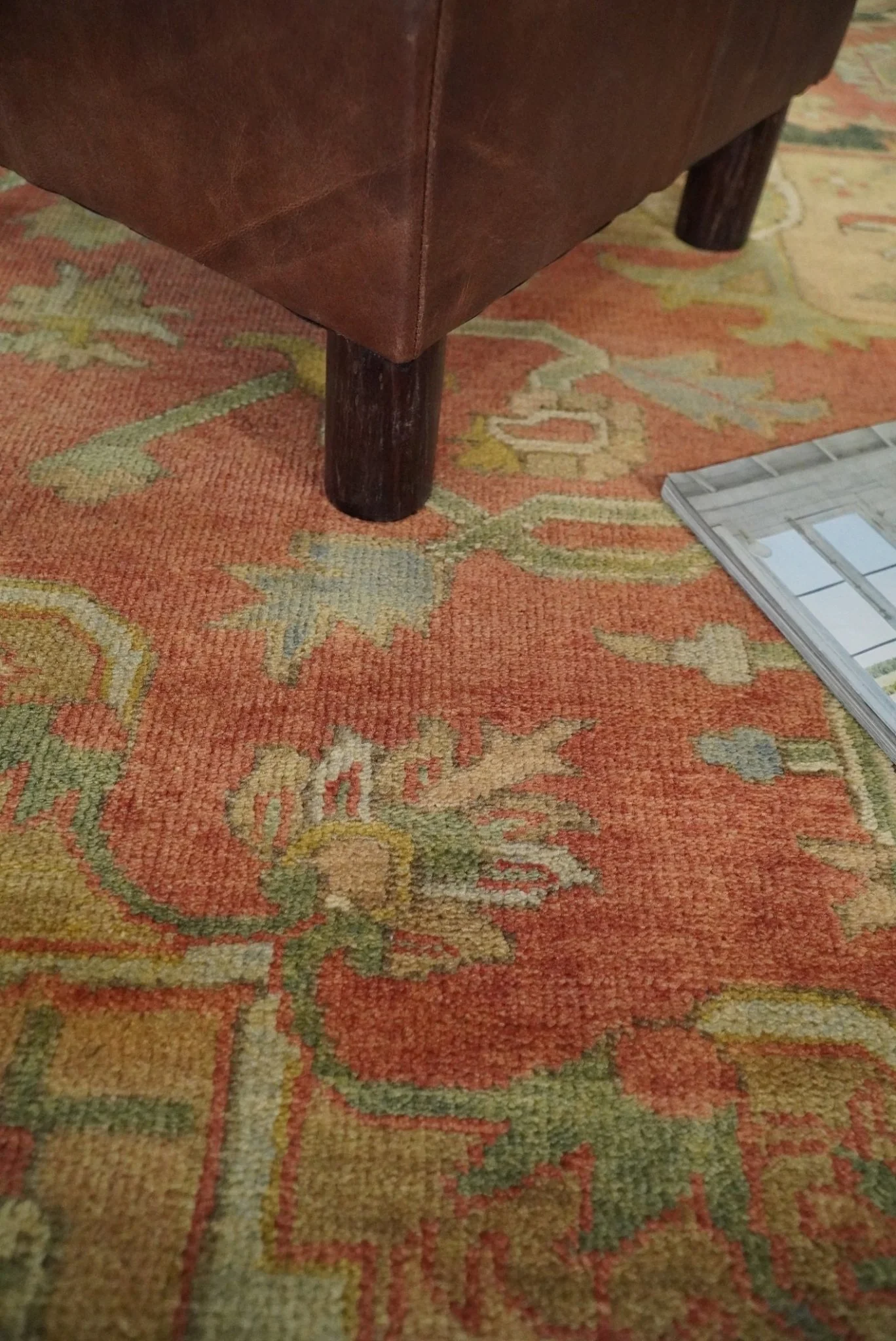 Traditional Heriz Serapi Handmade Fine Wool Area Rug | TRD753 - Image 7