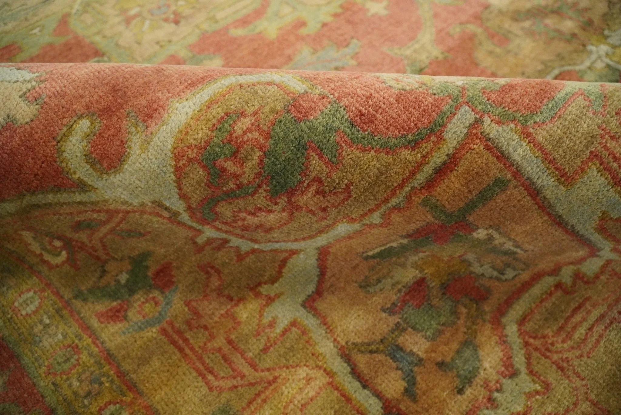 Traditional Heriz Serapi Handmade Fine Wool Area Rug | TRD753 - Image 8