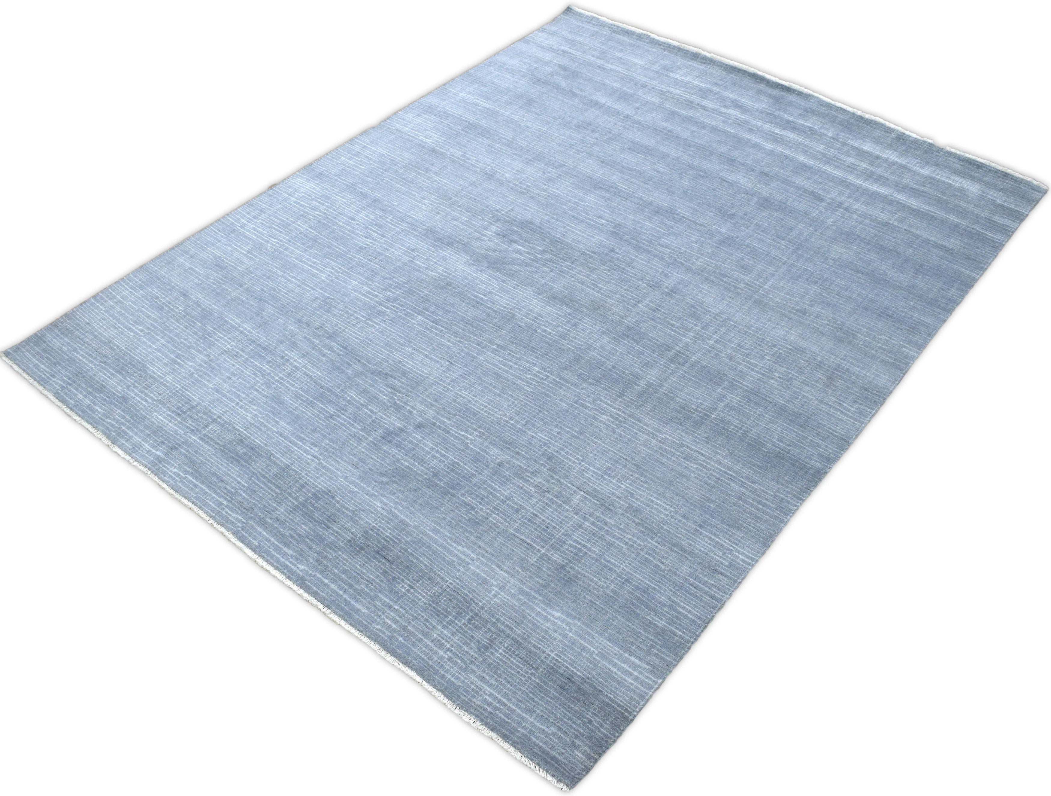 Traditional Handmade Wool & Viscose 8'x10' Area Rug |The Rug Decor | TRD1399810 - Image 3