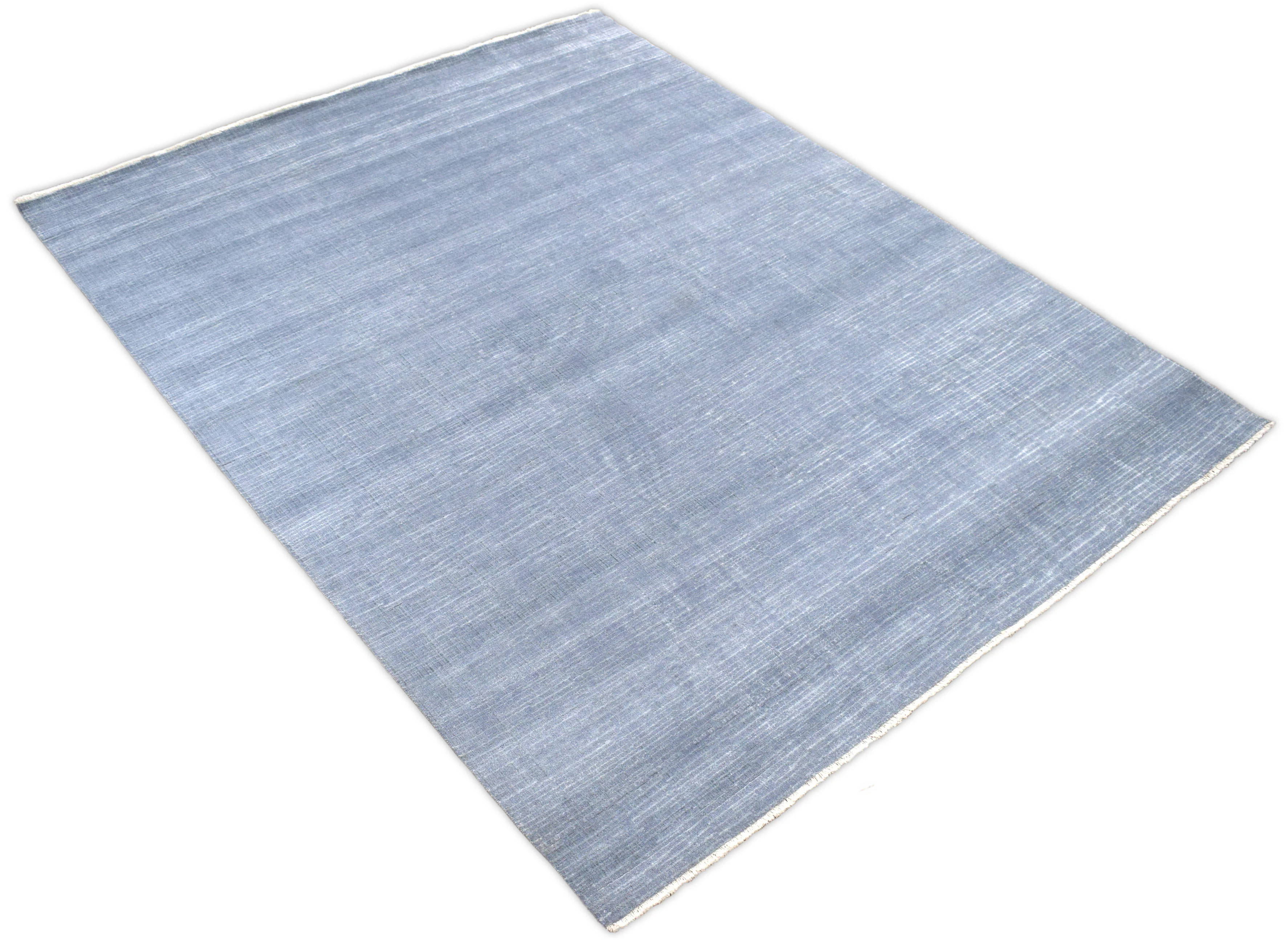 Traditional Handmade Wool & Viscose 8'x10' Area Rug |The Rug Decor | TRD1399810 - Image 5