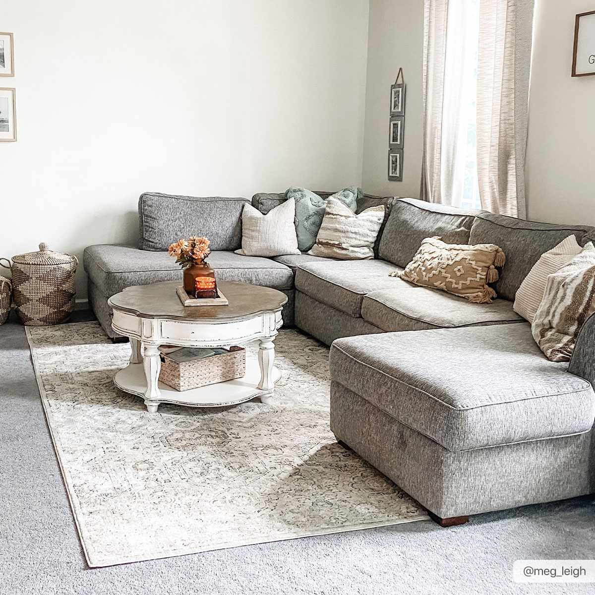 Traditional Overall Design Beige and Brown Medium Pile Area Rug - Image 11