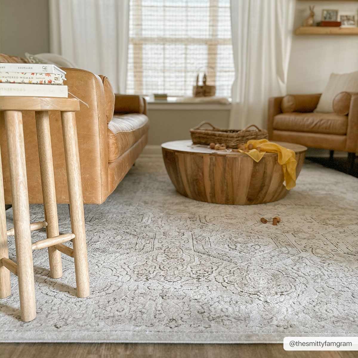 Traditional Overall Design Beige and Brown Medium Pile Area Rug - Image 23