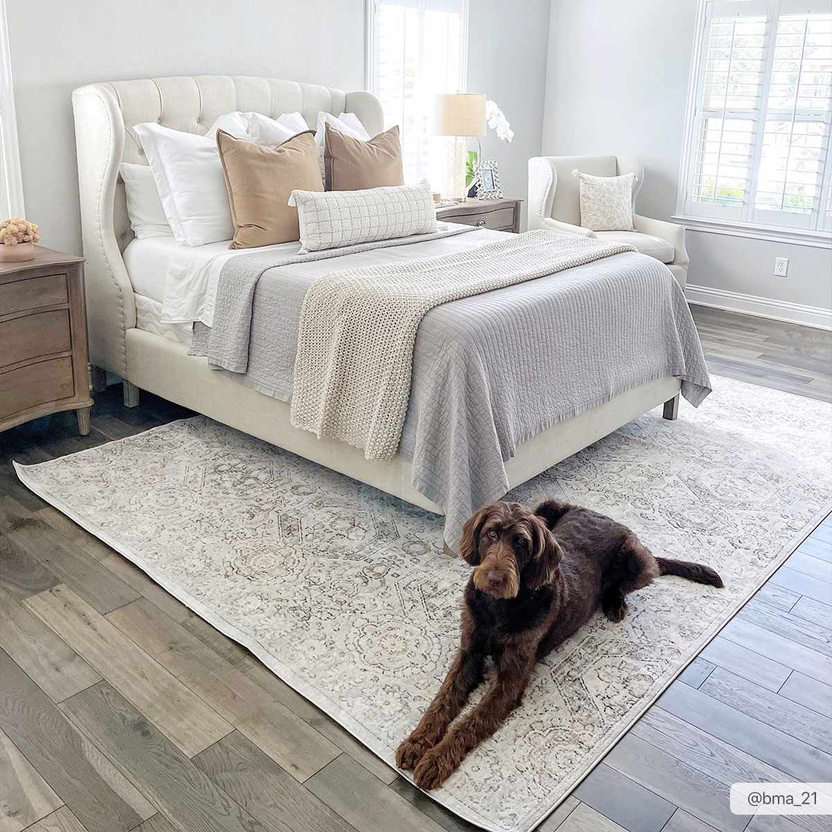 Traditional Overall Design Beige and Brown Medium Pile Area Rug - Image 24