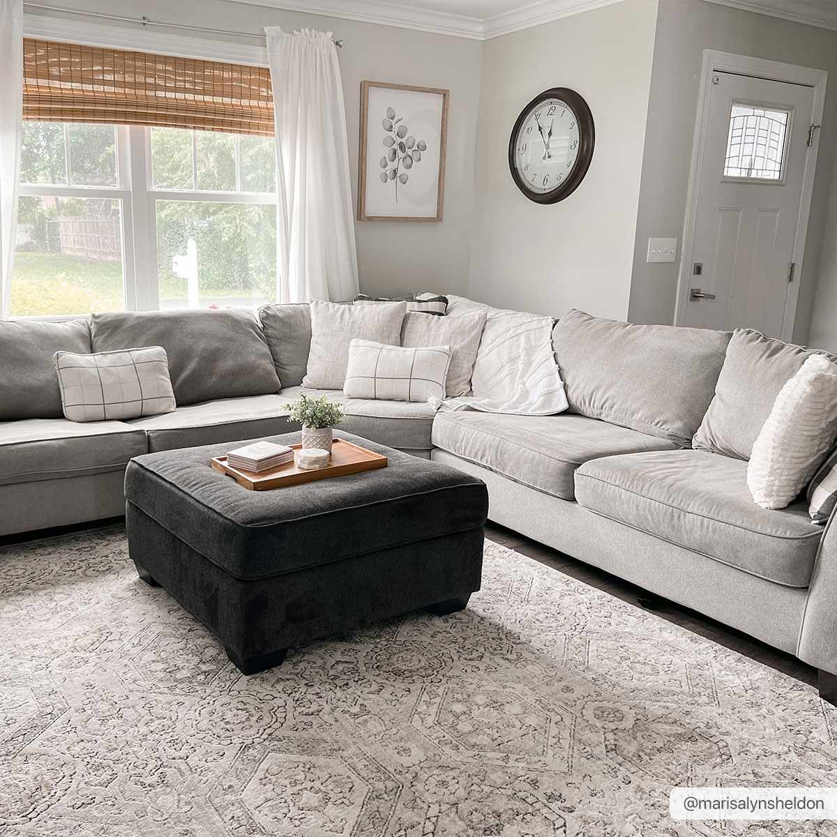 Traditional Overall Design Beige and Brown Medium Pile Area Rug - Image 4
