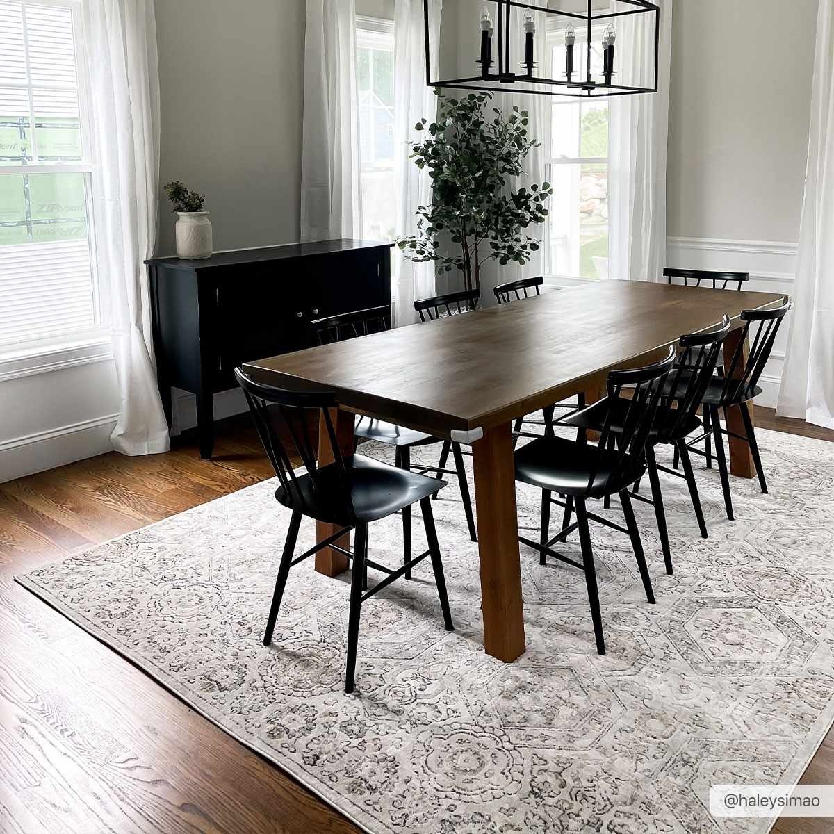 Traditional Overall Design Beige and Brown Medium Pile Area Rug - Image 5