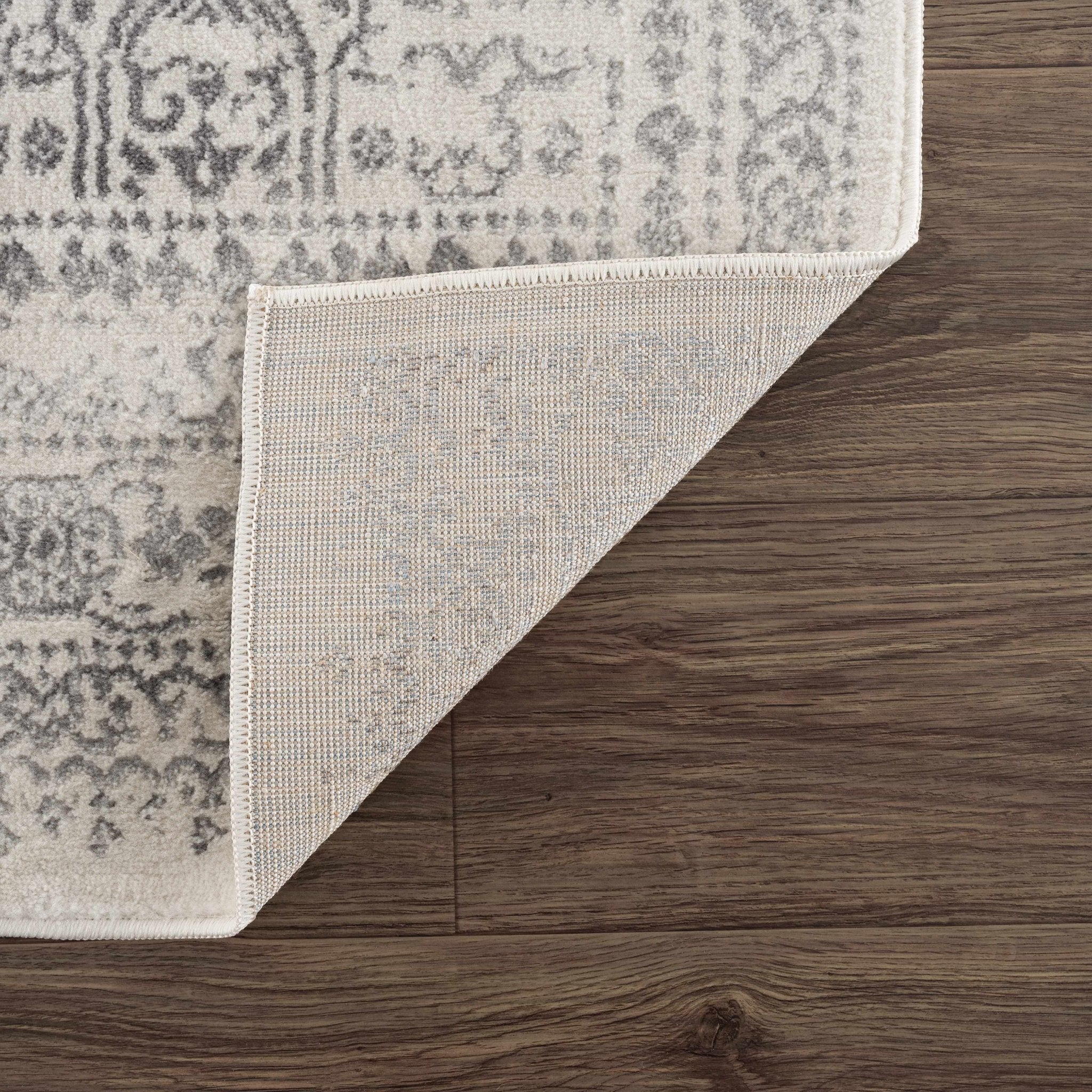 Traditional Beige ang Gray Medium Pile Multi Size Area Rug - Image 10