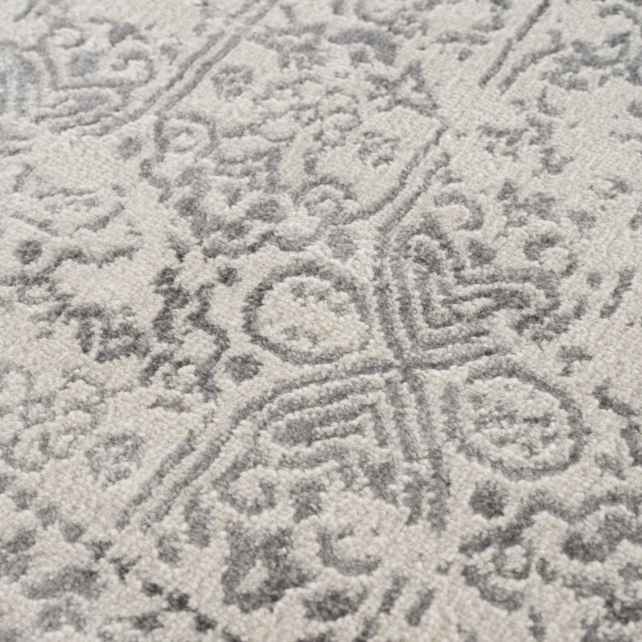 Traditional Beige ang Gray Medium Pile Multi Size Area Rug - Image 17