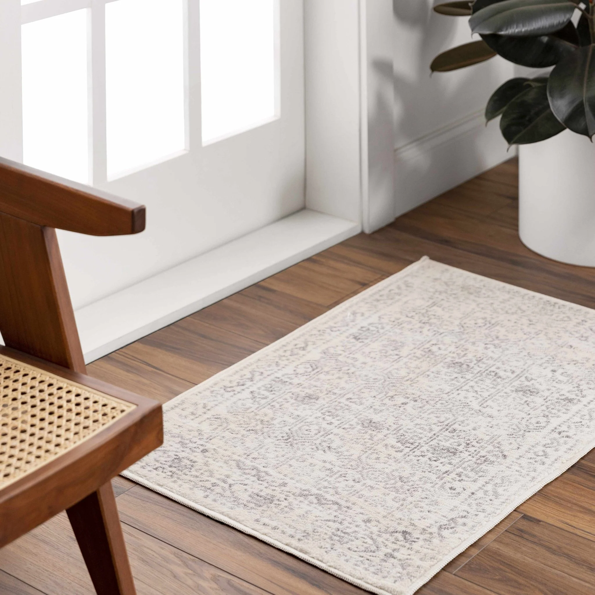 Traditional Beige ang Gray Medium Pile Multi Size Area Rug - Image 20