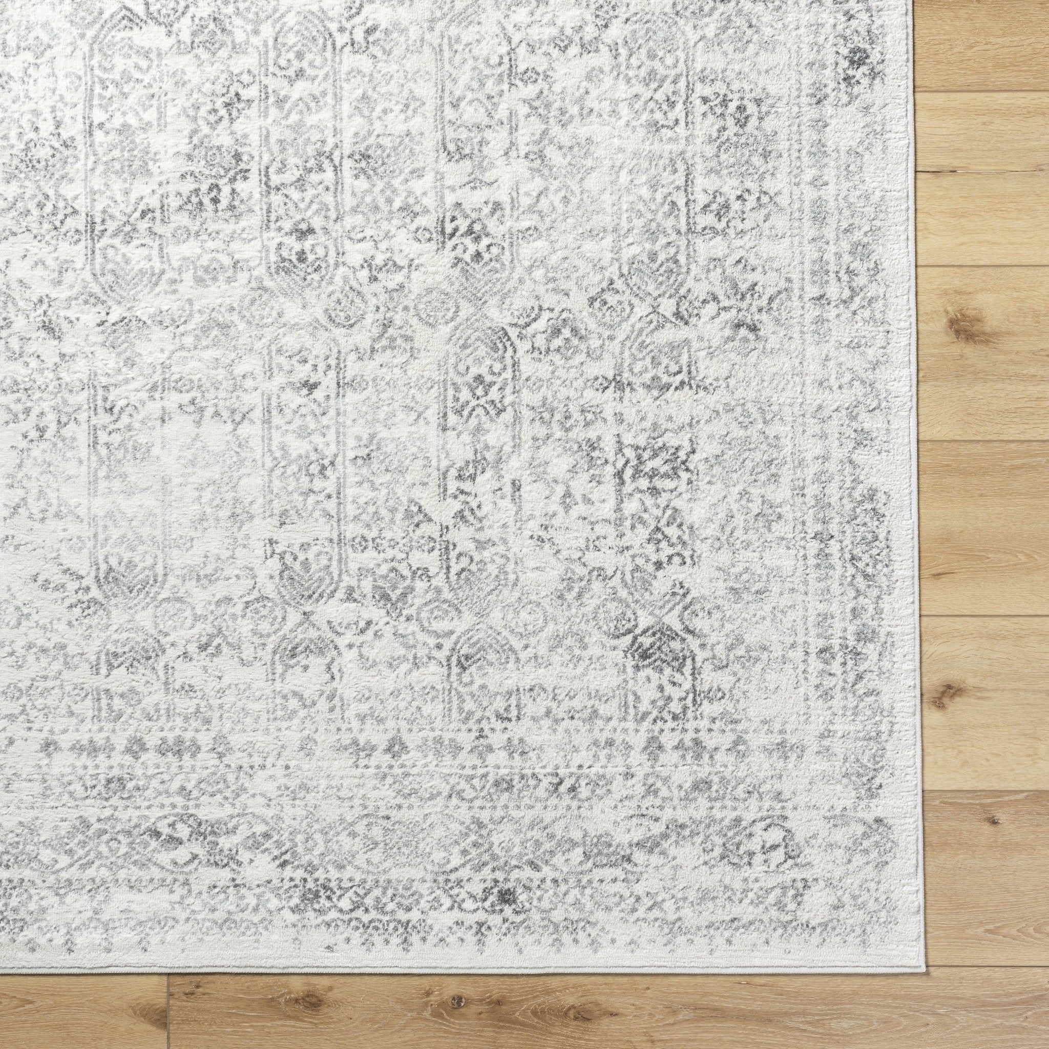 Traditional Beige ang Gray Medium Pile Multi Size Area Rug - Image 21