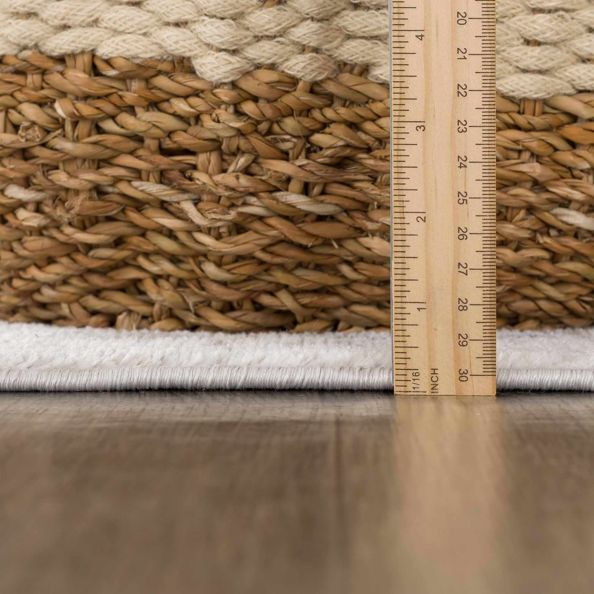 Traditional Beige, Camel and Charcoal Medium Pile Area Rug - Image 9