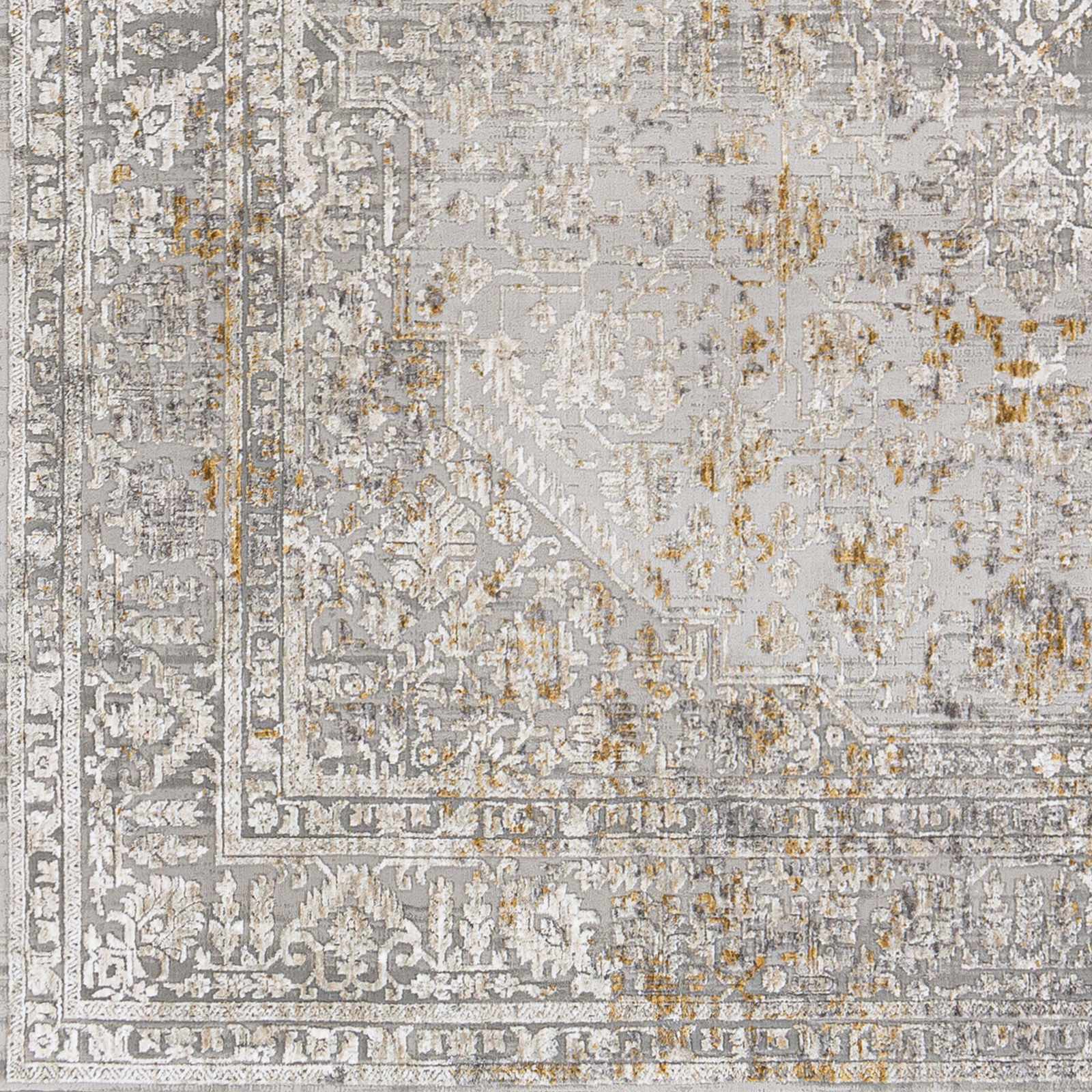 Traditional Beige Machine Woven Area Rug - Image 7