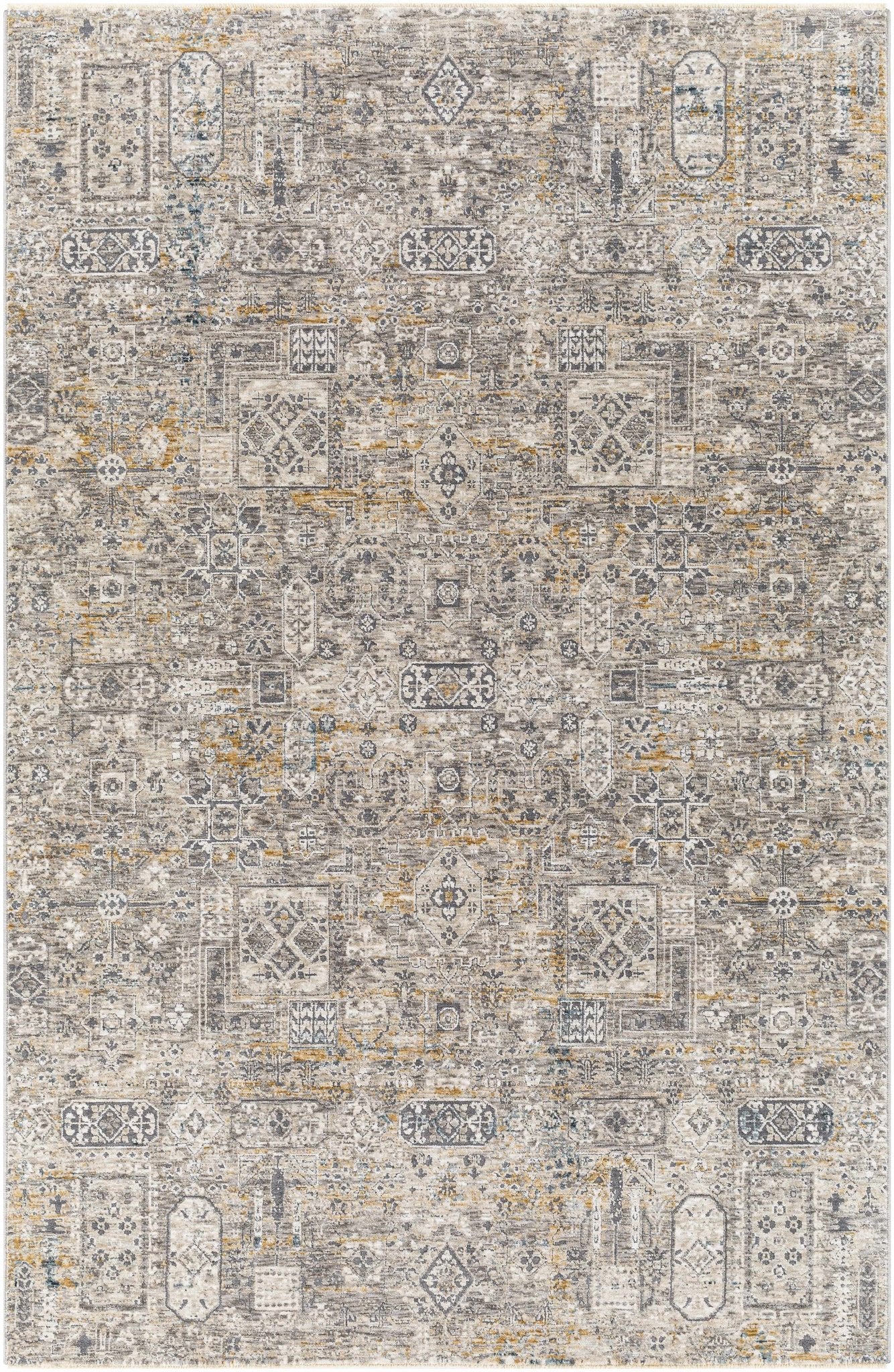 Traditional Camel Machine Woven Rug - Image 16
