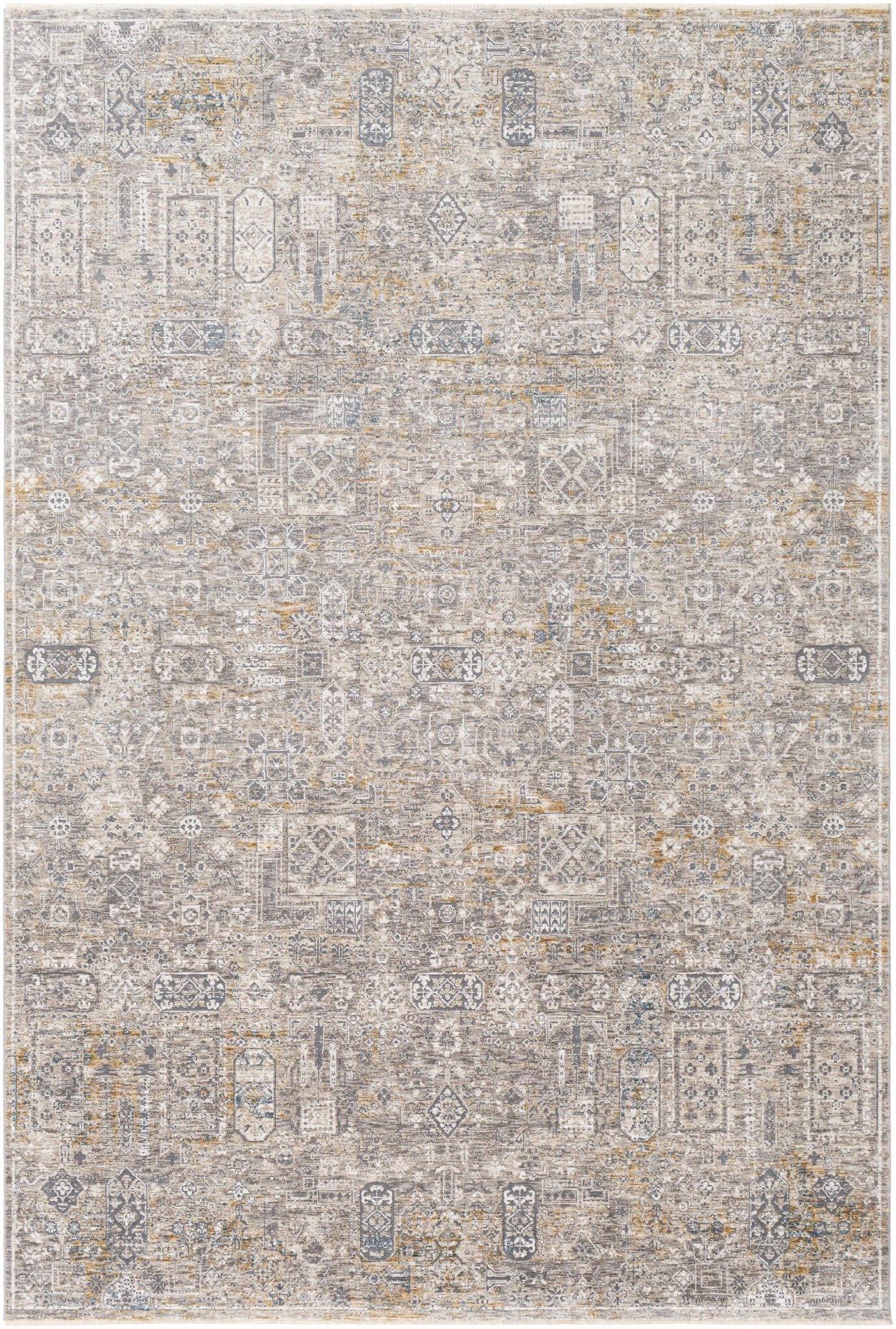 Traditional Camel Machine Woven Rug - Image 2