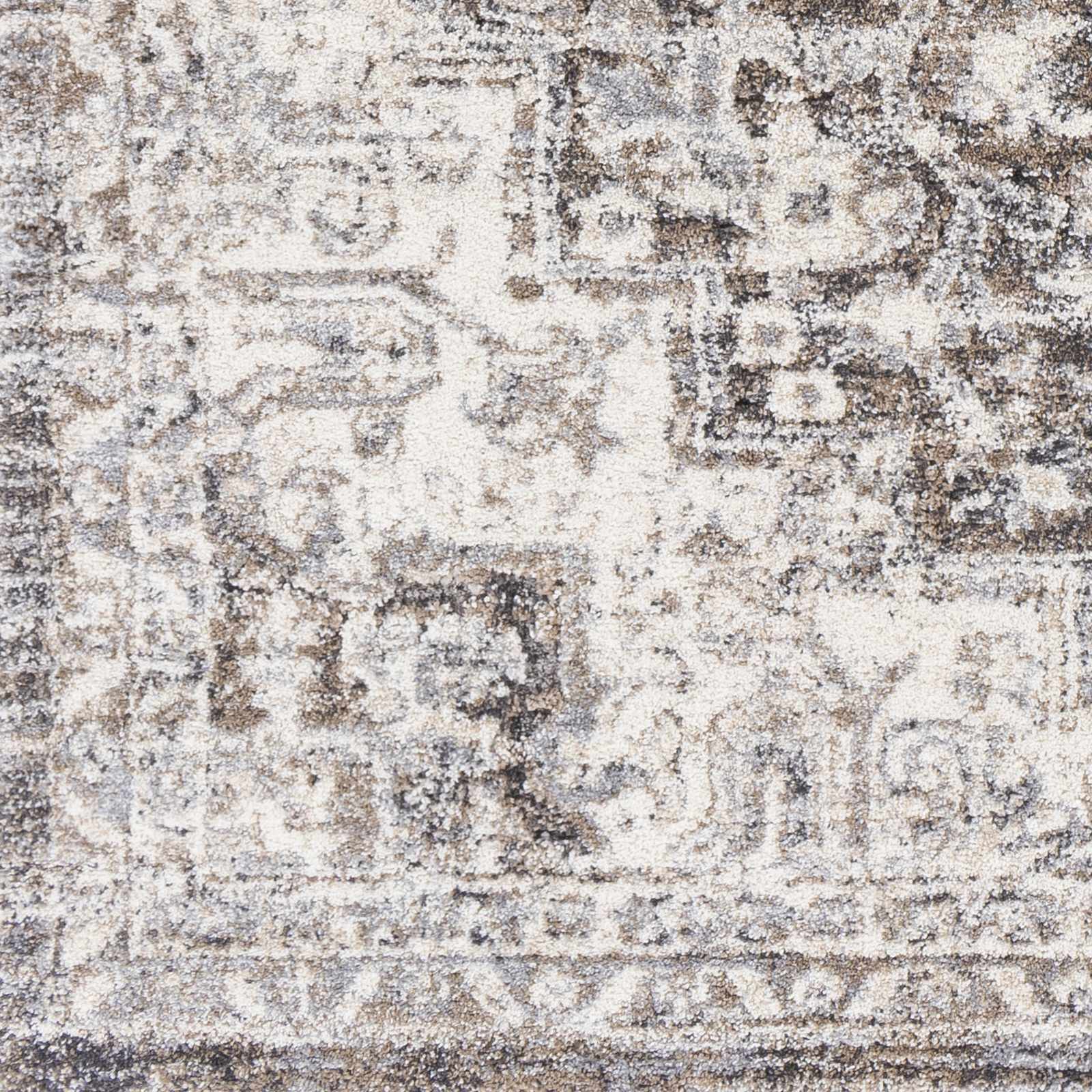 Traditional Gray And Beige Rug - Image 4