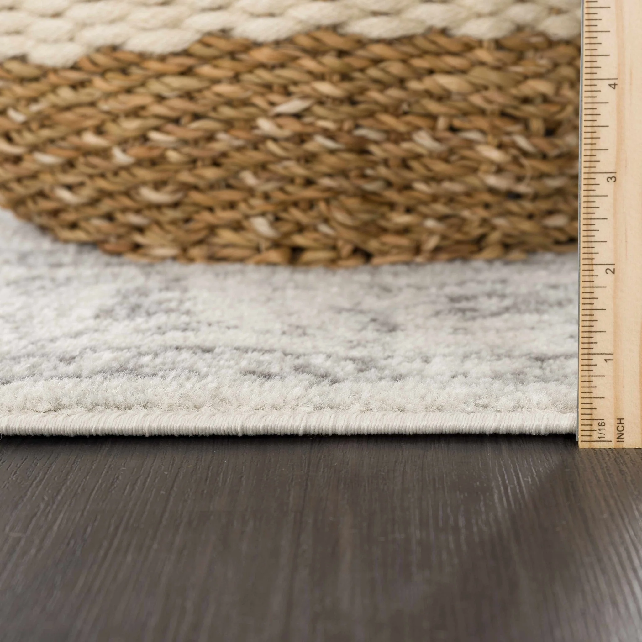 Traditional Medallion Beige and Gray Low Pile Indoor Area Rug - Image 7