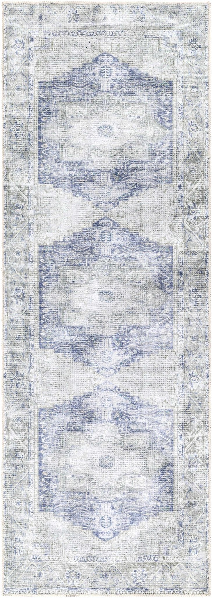 Traditional Design Brown, Violet and Beige Low pile Multi Size Area Rug - Image 10