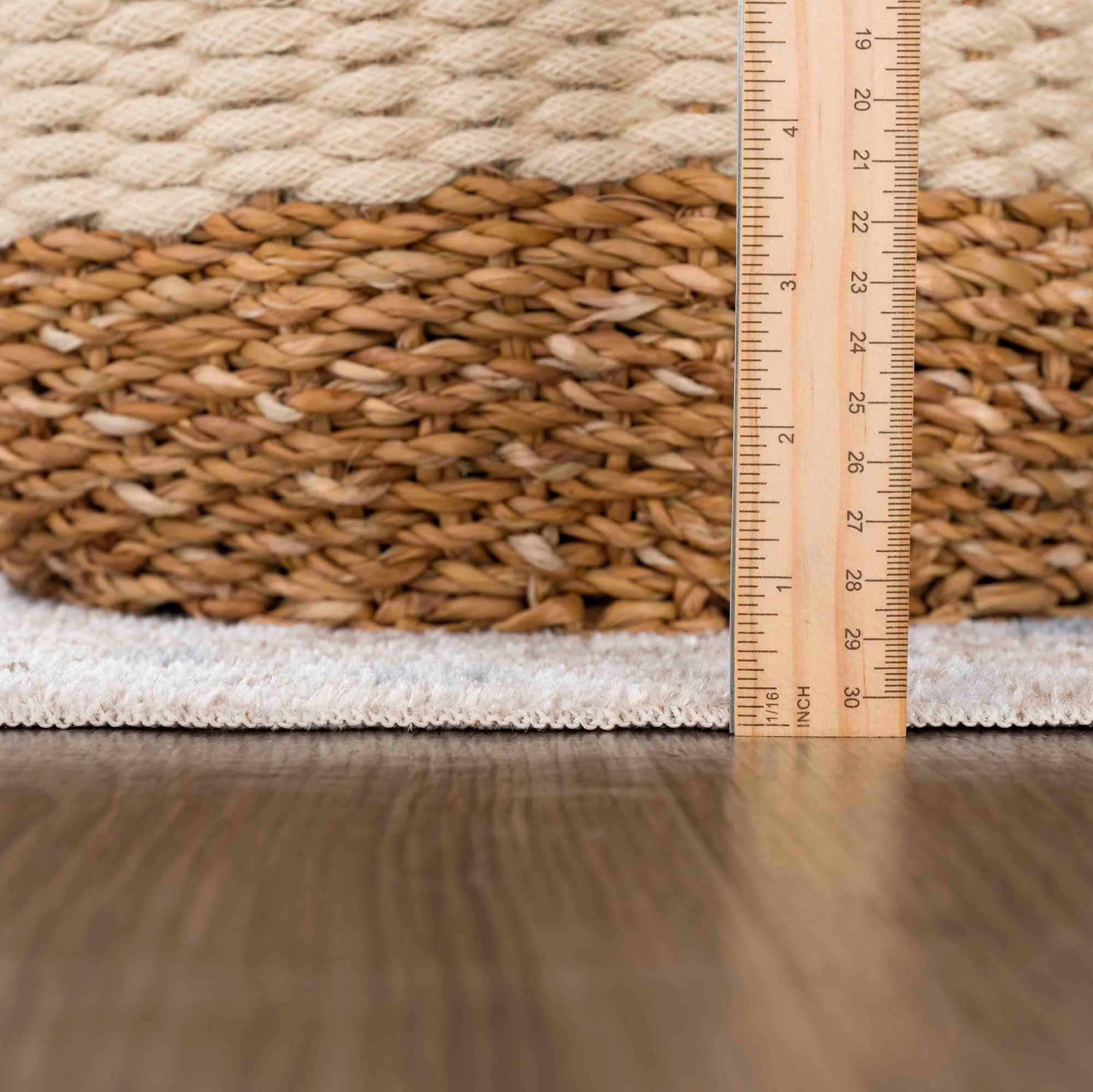 Traditional Design Peach, Ivory, Silver and Charcoal Machine Washable Multi size Rug - Image 9