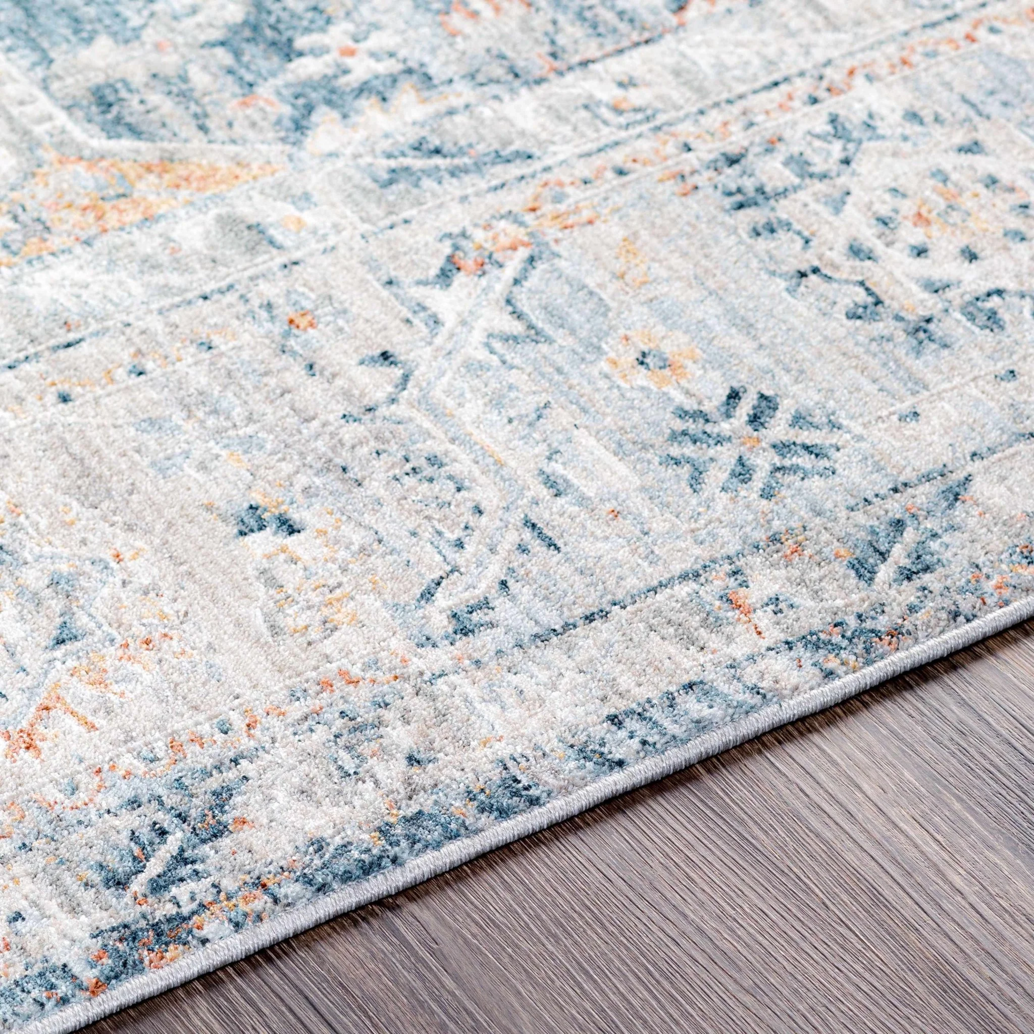 Traditional Medallion Design Beige And Brown Rug - Image 3