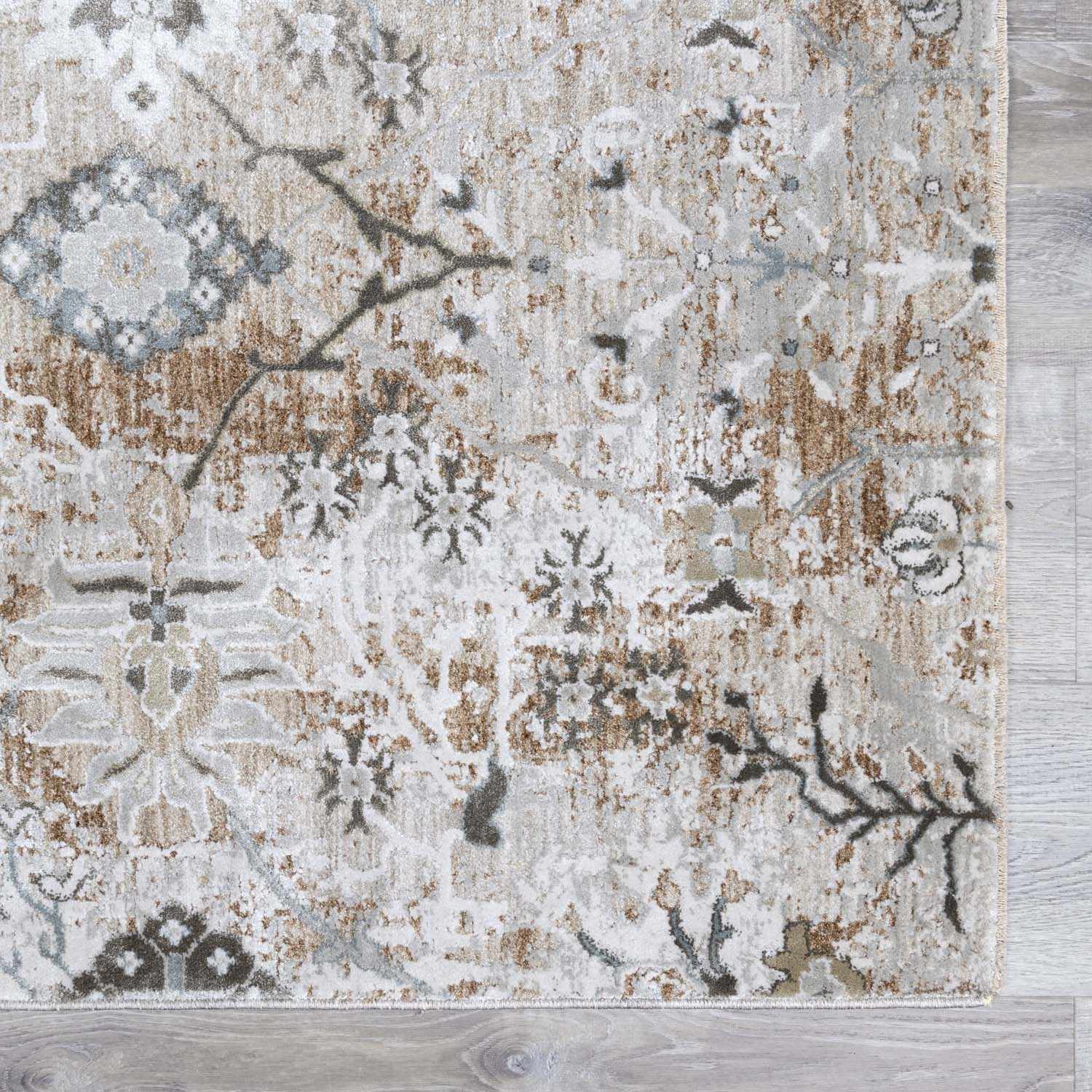 Traditional Oushak Beige Area Rug - Image 6