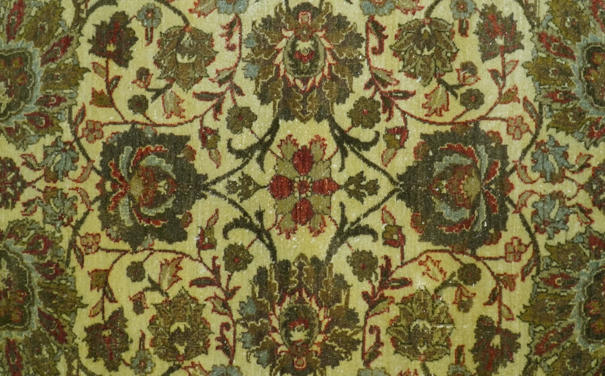 Traditional Fine Serapi Design Beige And Brown Hand Knotted 8x10 Wool Area Rug - Image 4
