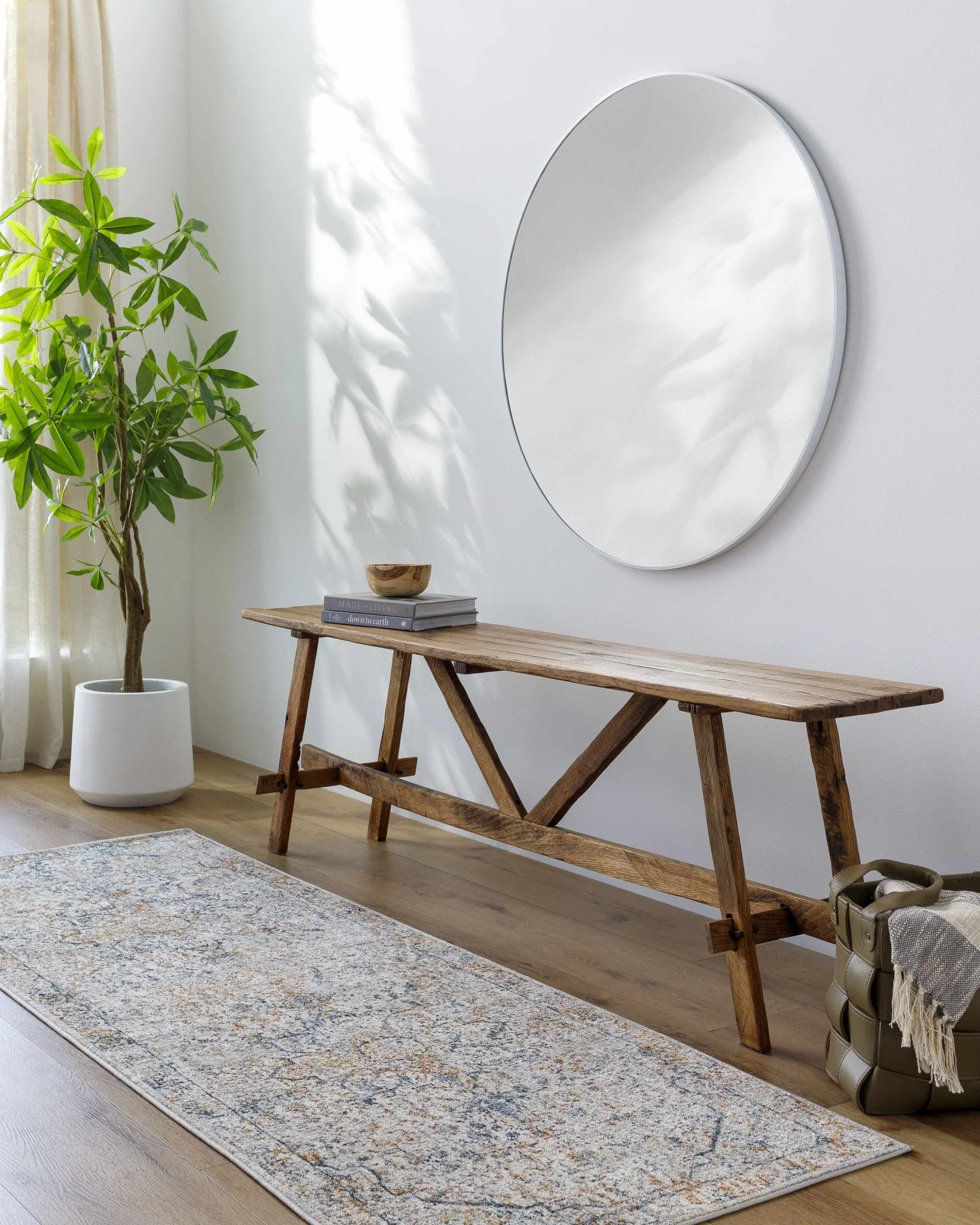 Traditional Style Beige And Gray Rug - Image 3